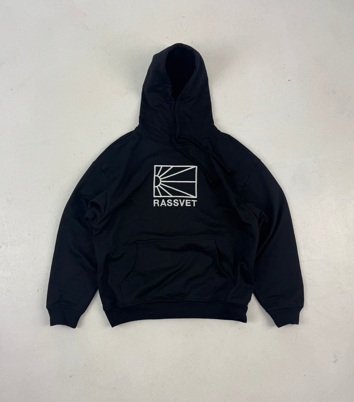 Rassvet Logo Black Hoodie
