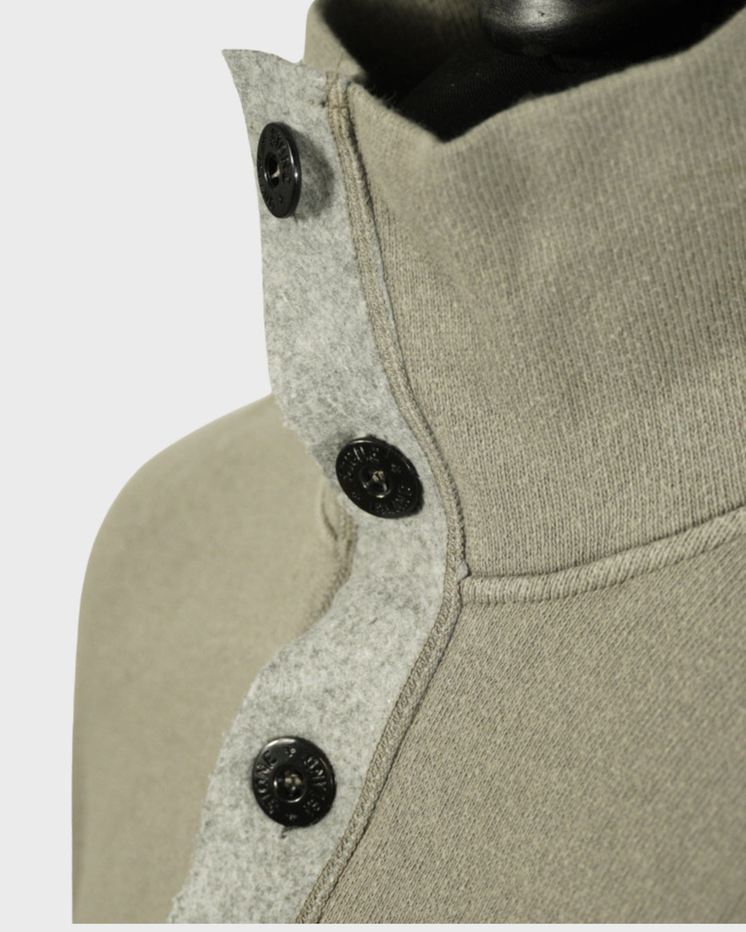 Stone Island 1990s Vintage Buttoned Sweatshirt