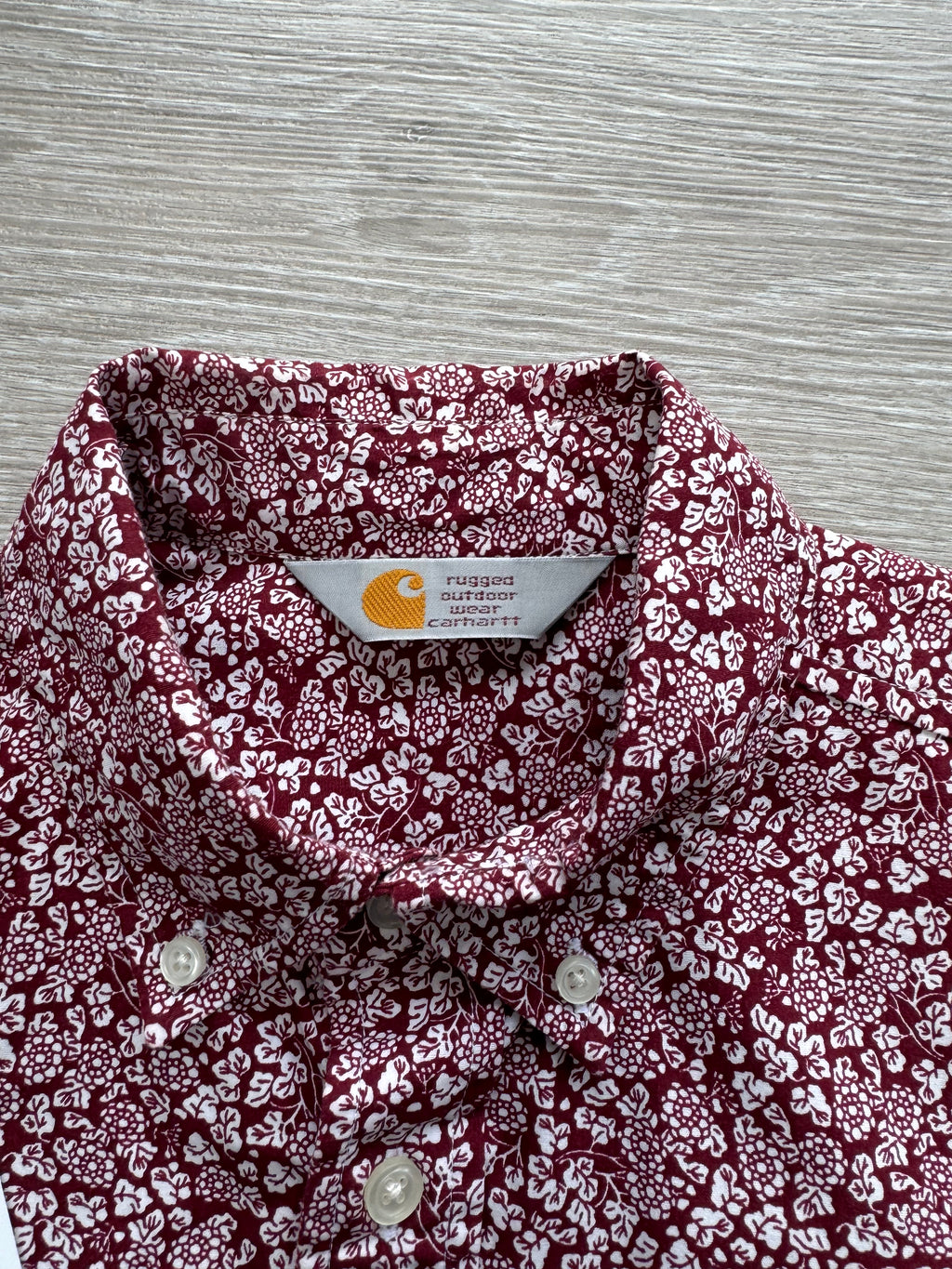 Carhartt WIP Langley Floral Print Shirt - Medium