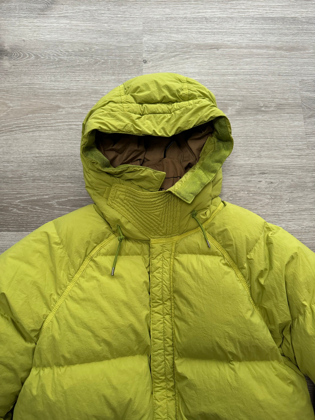 Ten C Arctic Down Jacket (Acid Green) - Medium