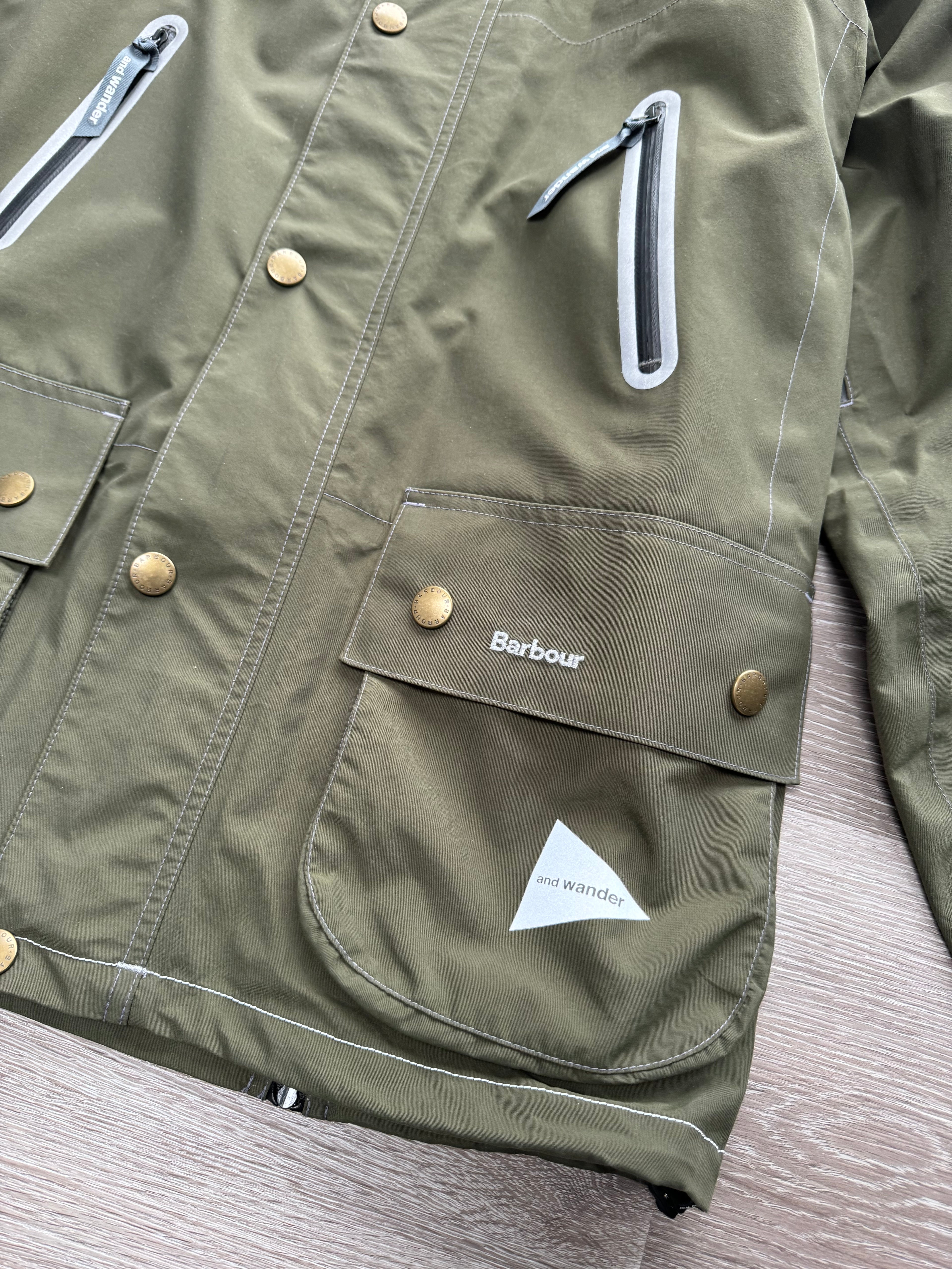 Barbour X And Wander 3L Hooded Jacket - Small