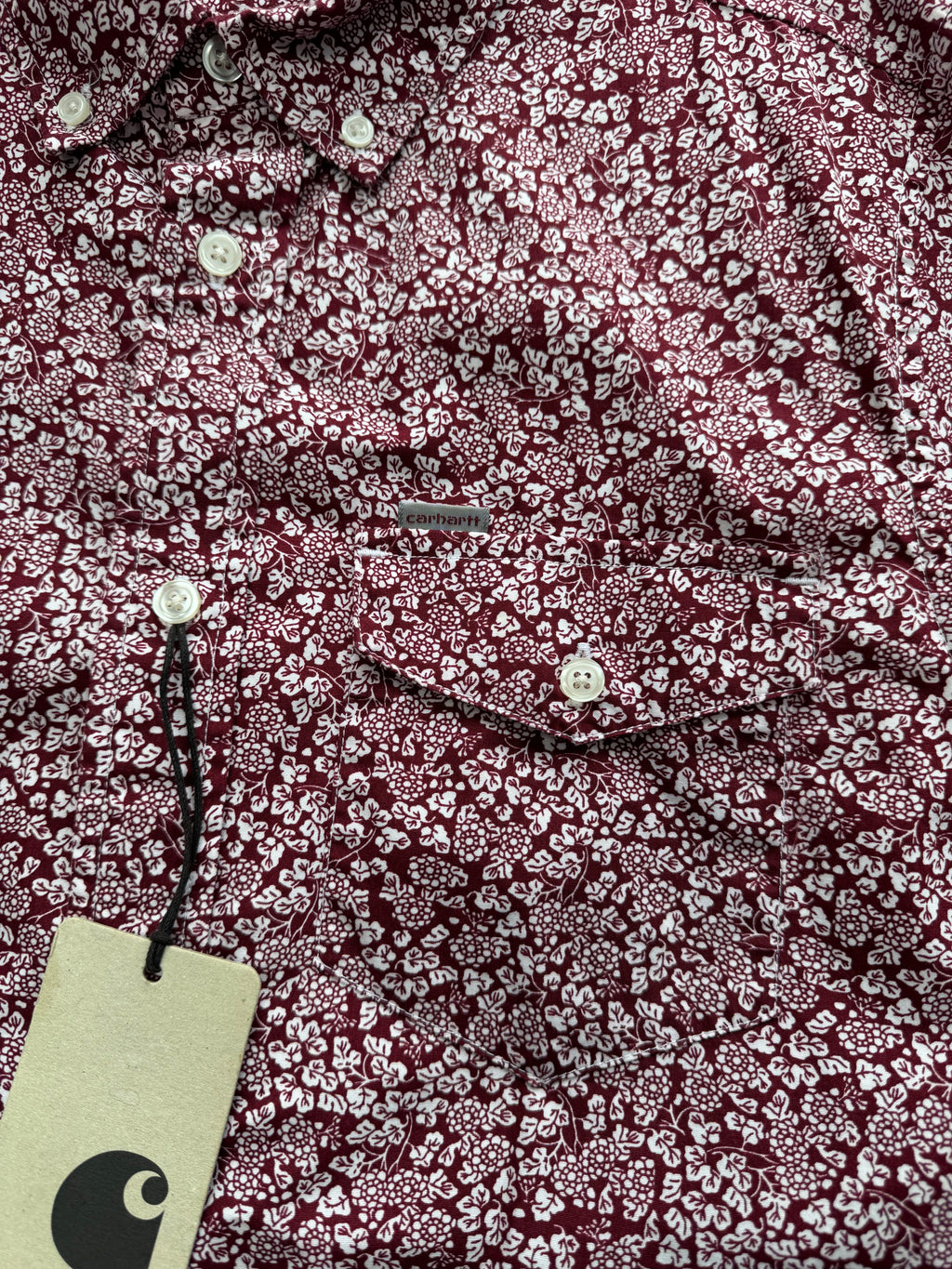 Carhartt WIP Langley Floral Print Shirt - Medium