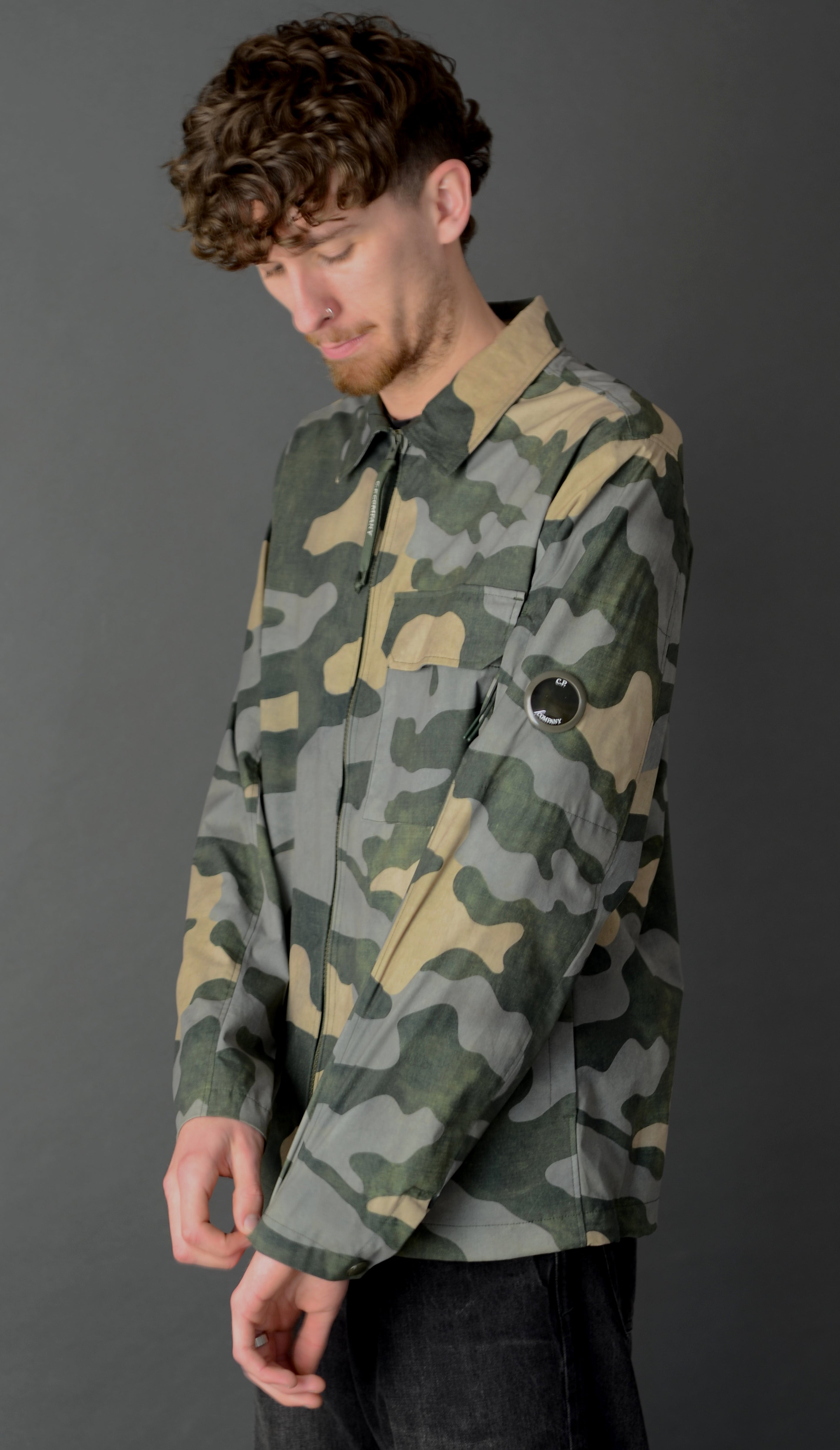 C.P. Company Camo Pro-Tek Overshirt - Medium
