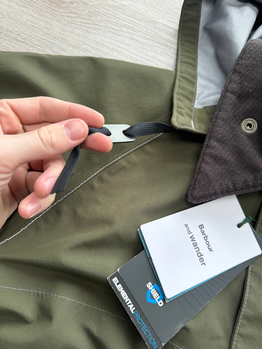 Barbour X And Wander 3L Hooded Jacket - Small