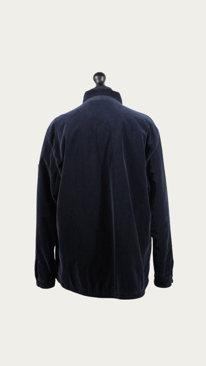 Stone Island Velour Buttoned Overshirt