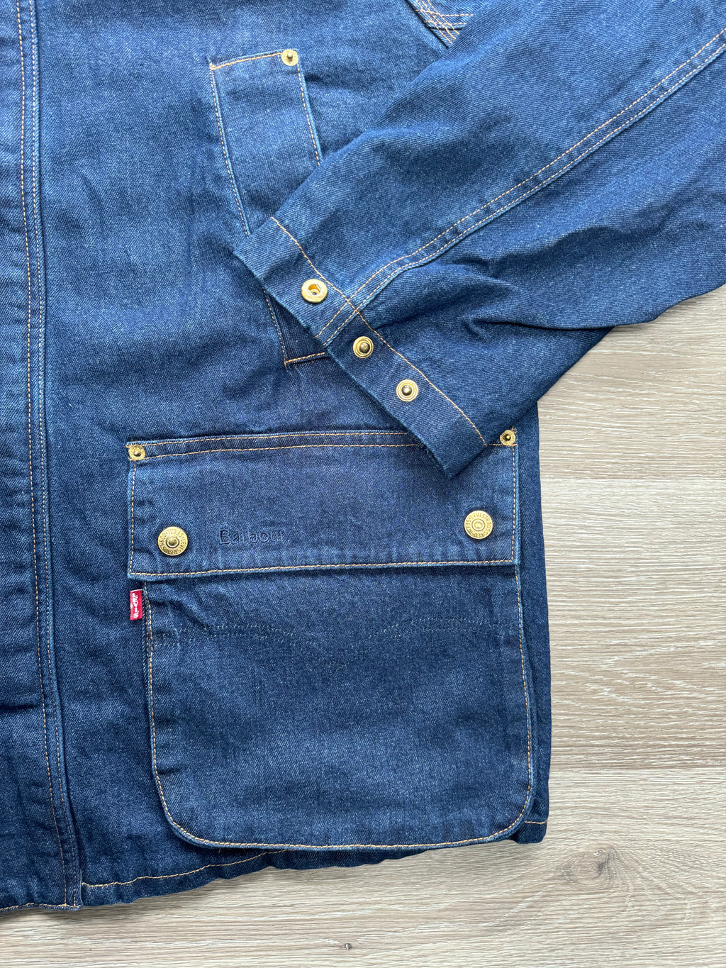 Barbour X Levi’s Oversized Bedale Denim Jacket - S/M
