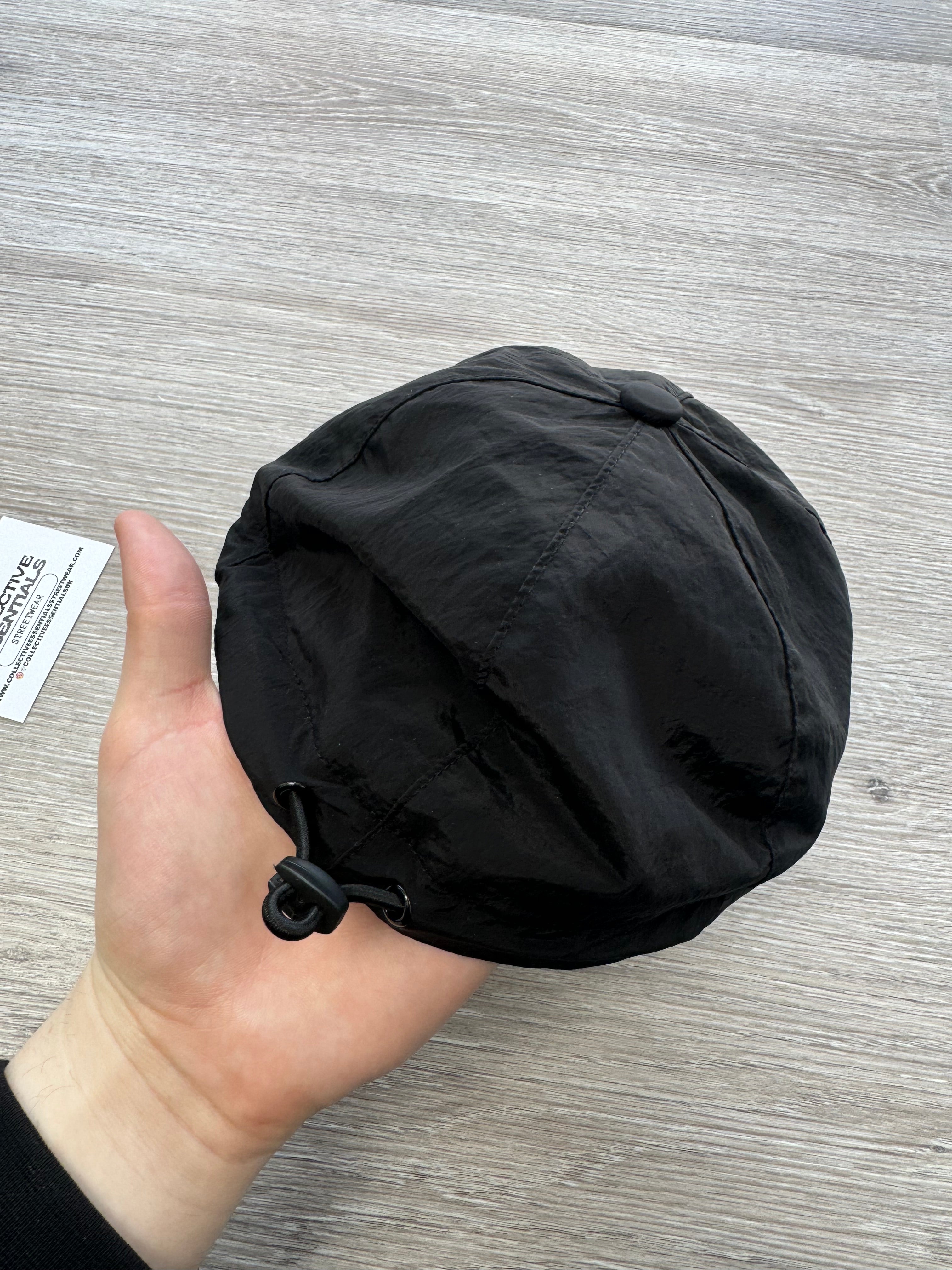 Stone Island Nylon Metal Black Baseball Cap