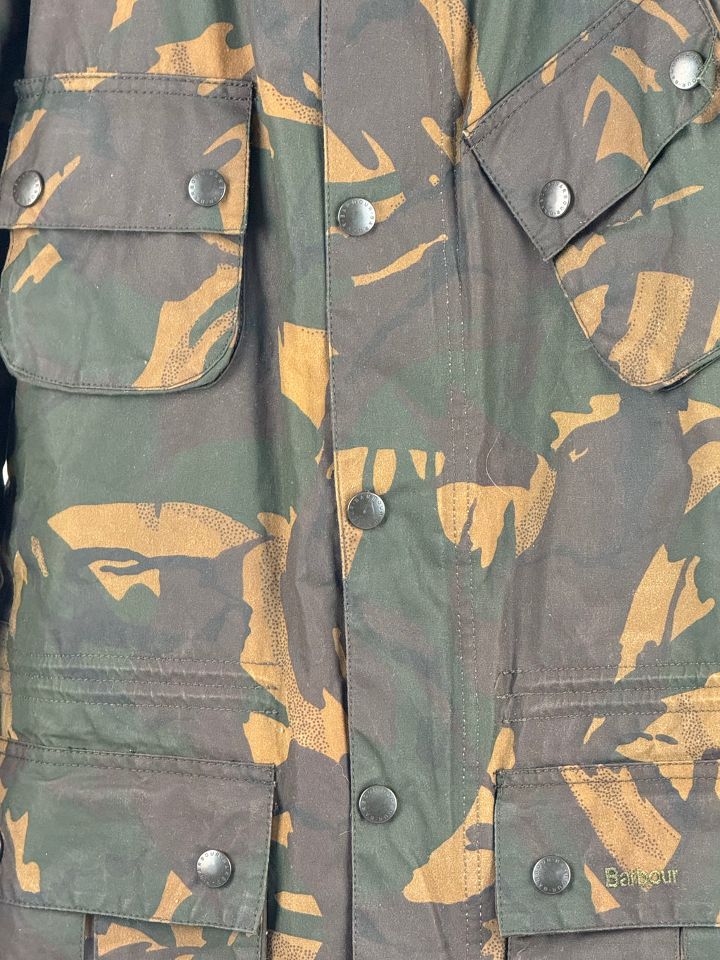 Barbour Wax Camo Parka - XL