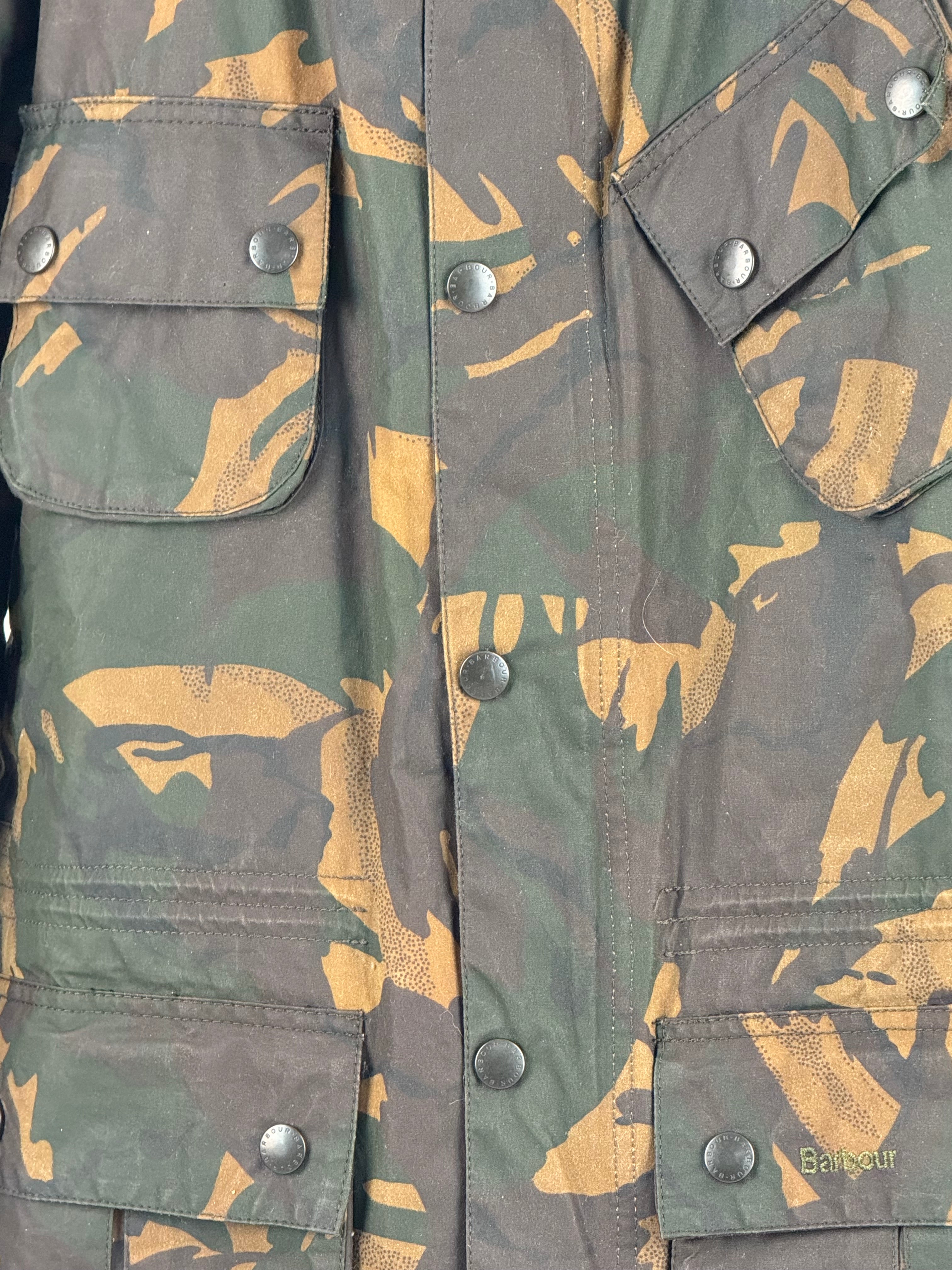 Barbour Wax Camo Parka - XL