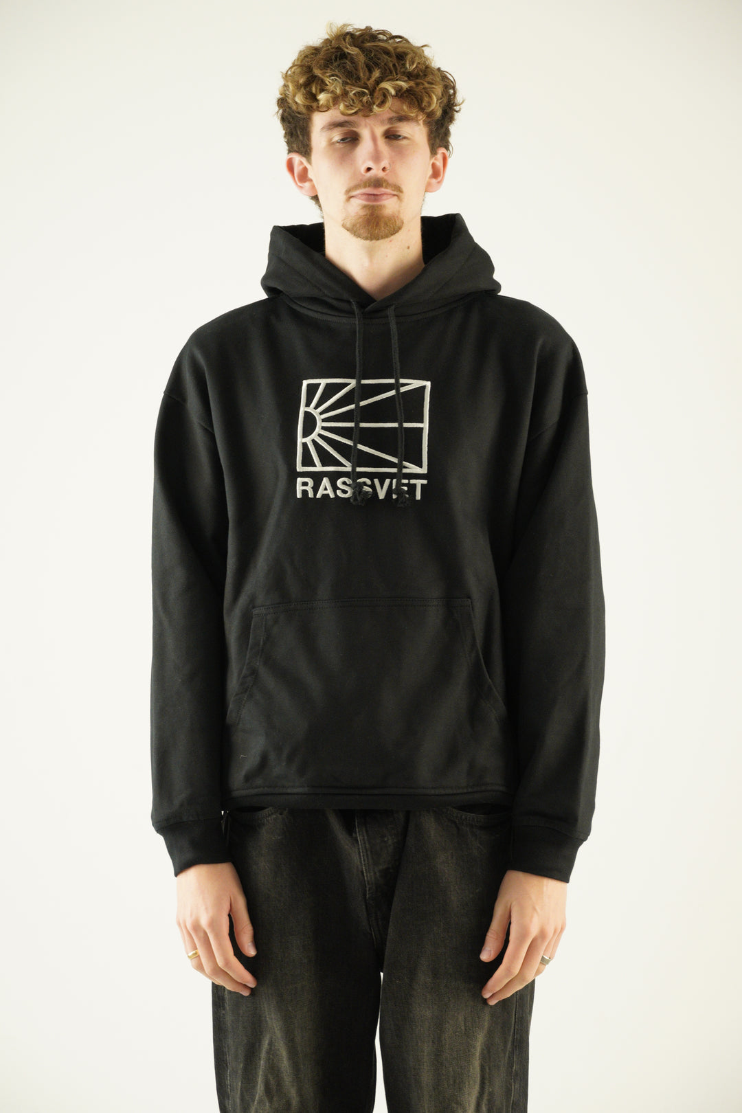 Rassvet Logo Black Hoodie