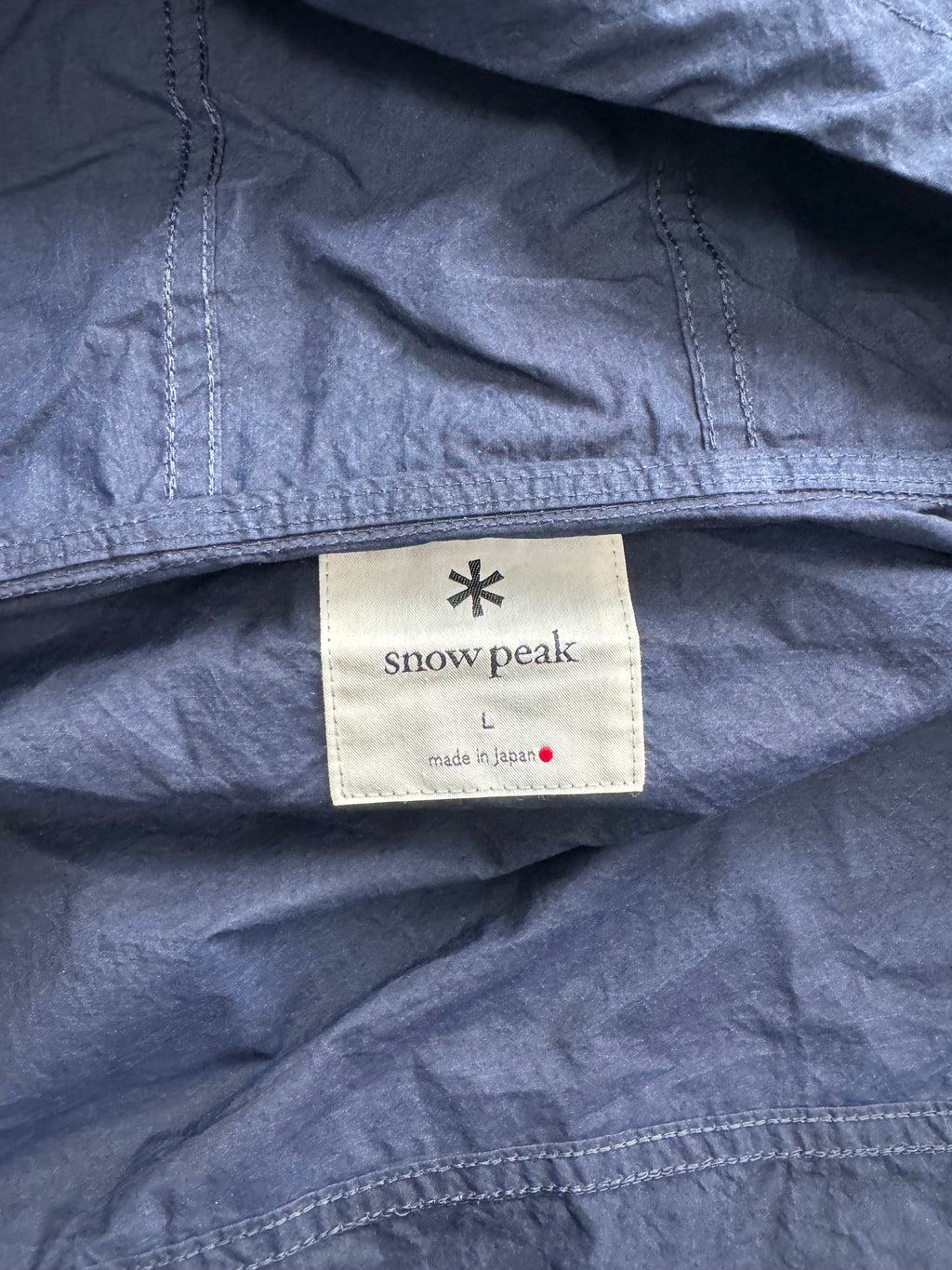 Snow Peak Indigo C/N Parka - Large