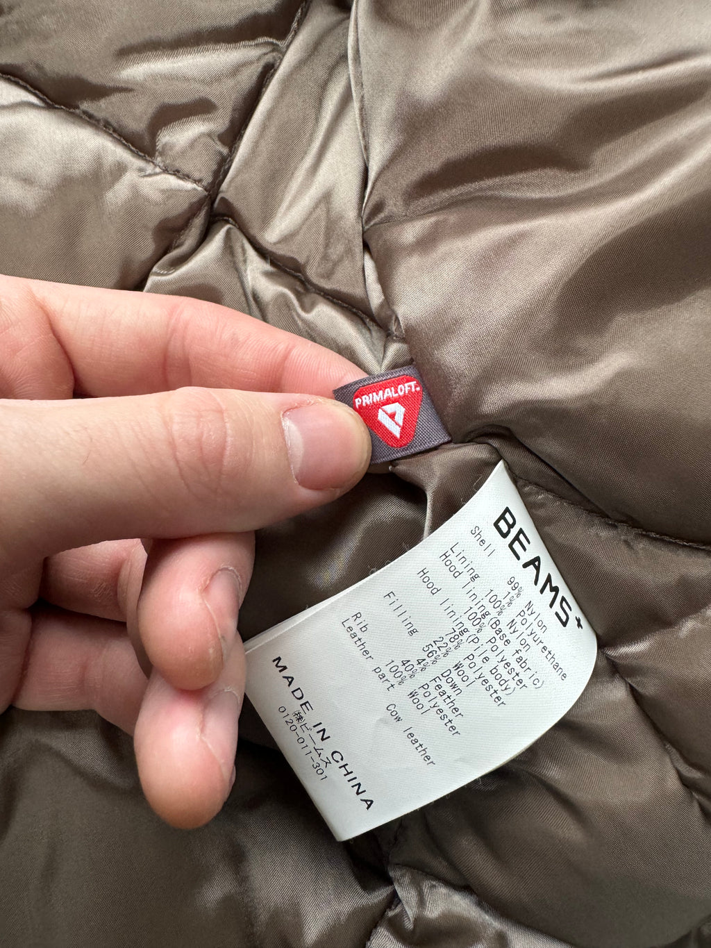Beams Plus B-9 Down Jacket - Medium