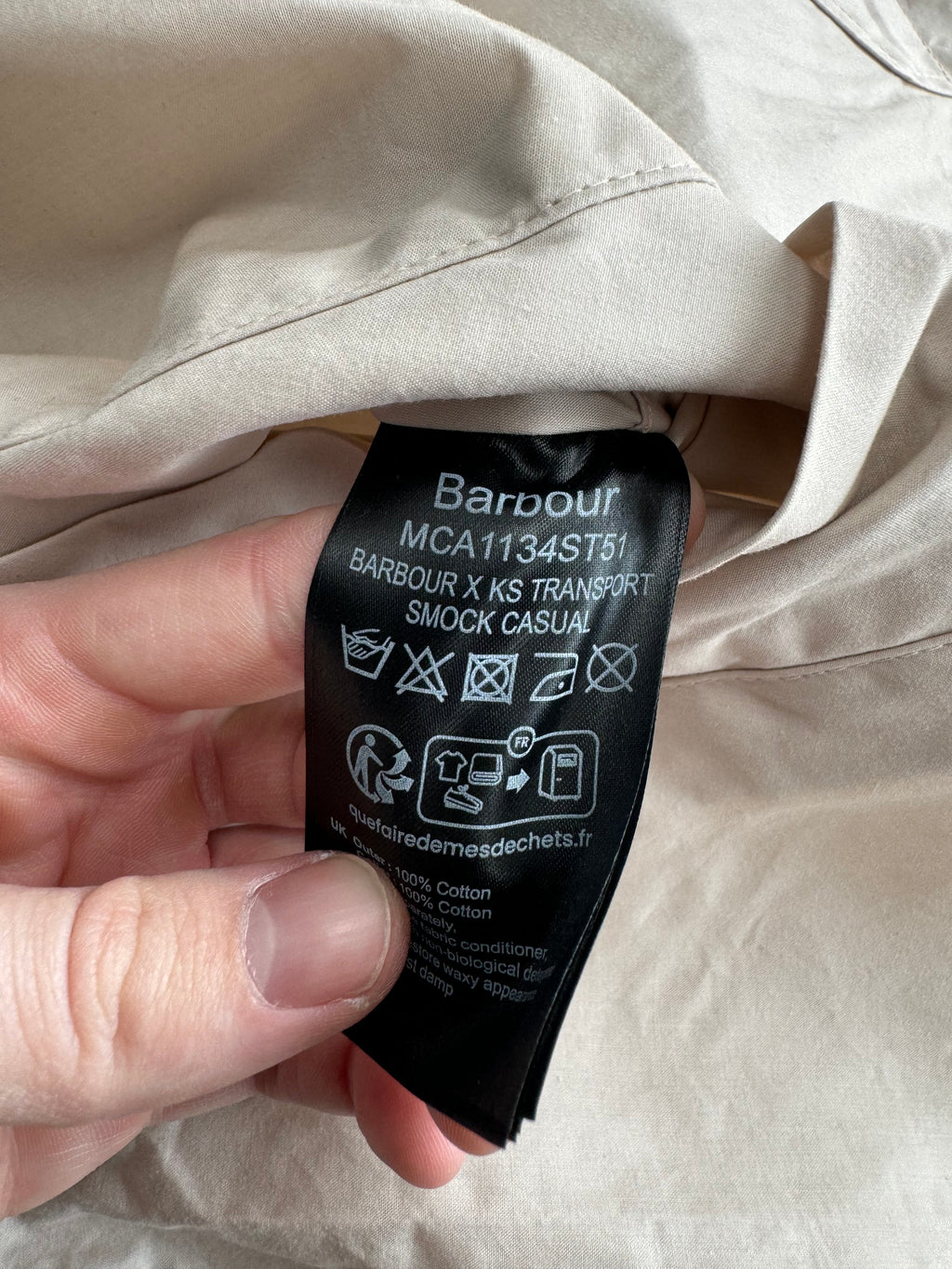 Barbour X Kaptain Sunshine Transport Casual Smock - Large