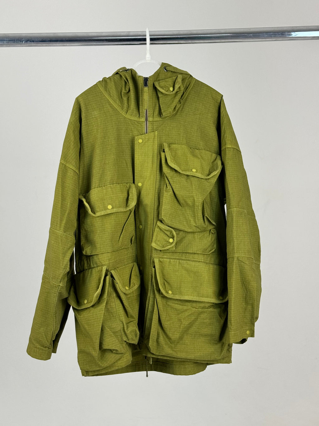 Hawkwood Mercantile Garment Dyed Tobacco Surtees Ripstop Jacket - Medium