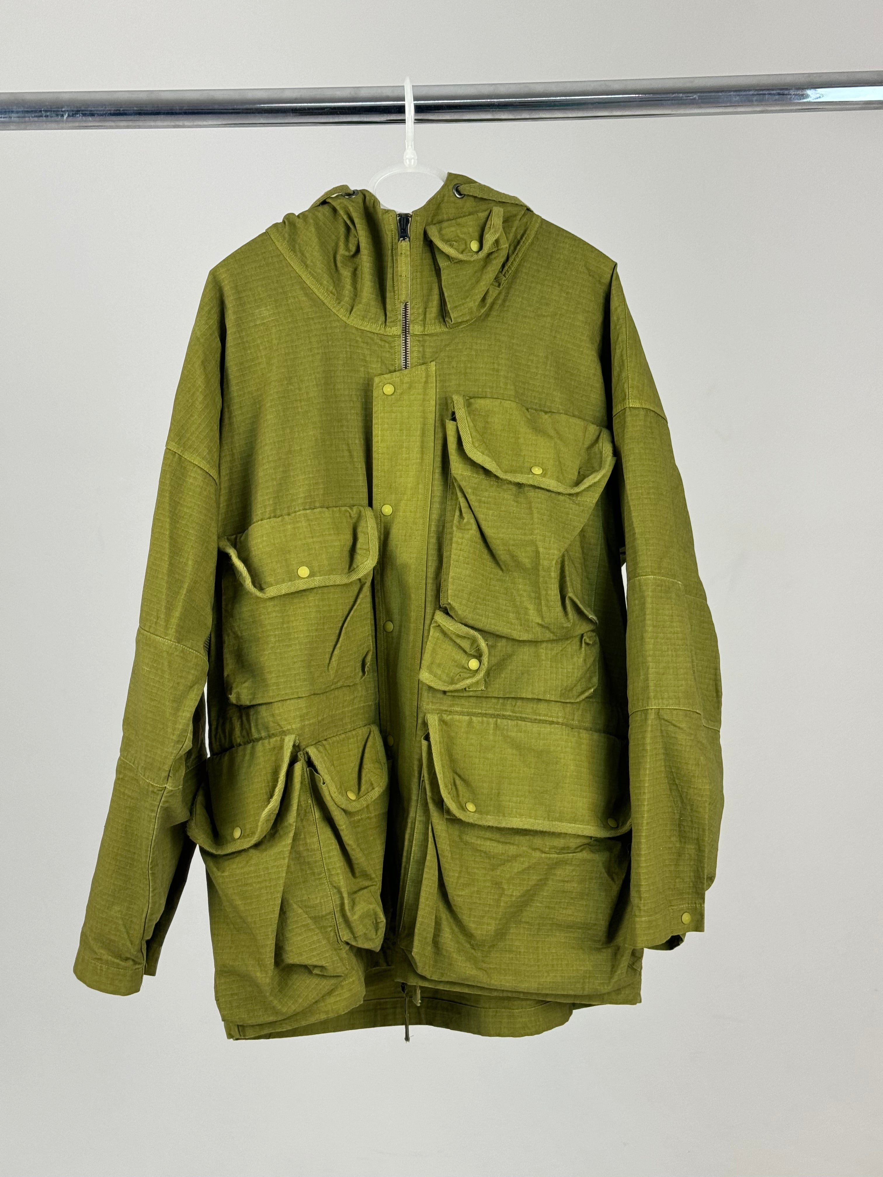 Hawkwood Mercantile Garment Dyed Tobacco Surtees Ripstop Jacket - Medium