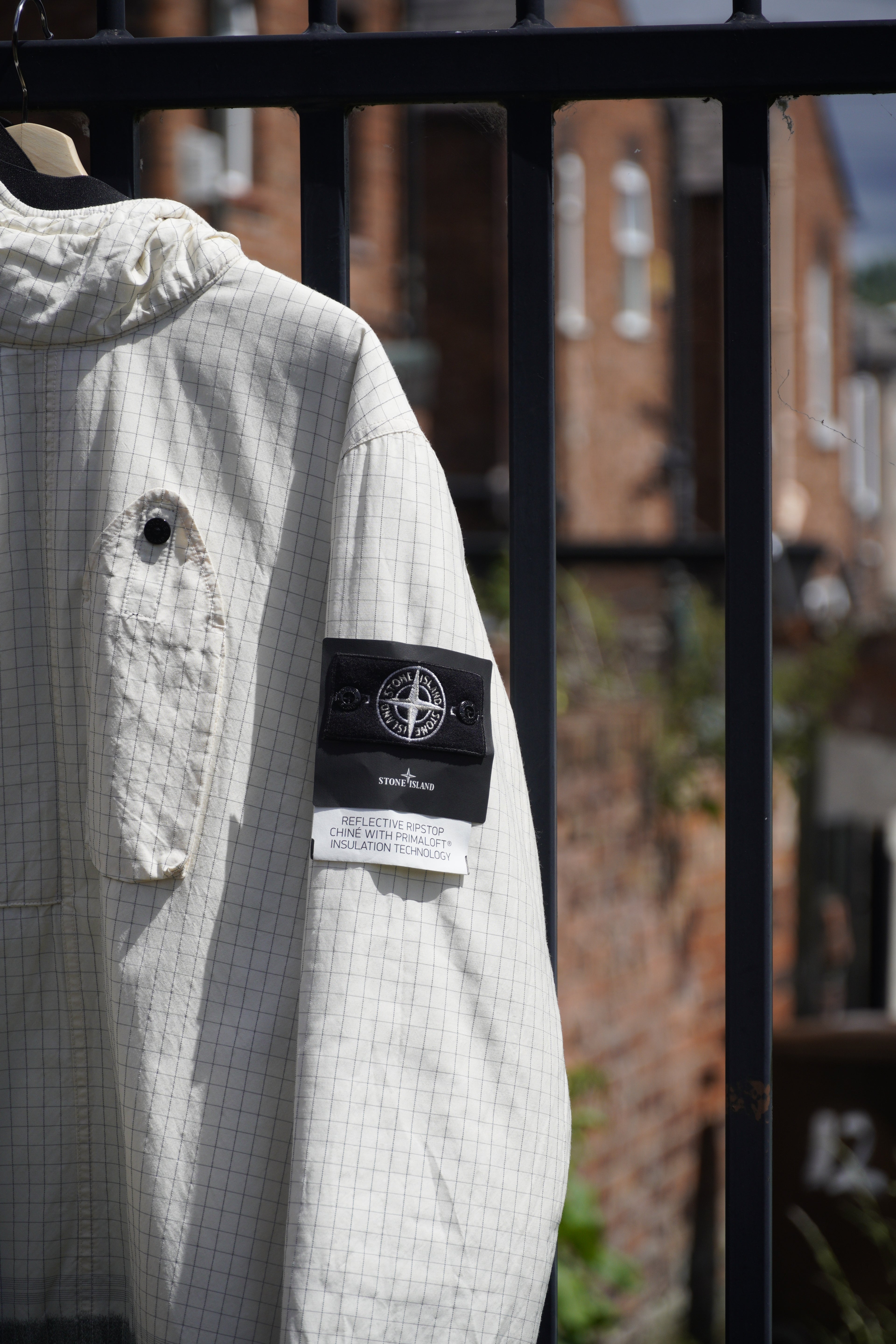 Stone Island Reflective Ripstop Chine with Primaloft Insulation - Large
