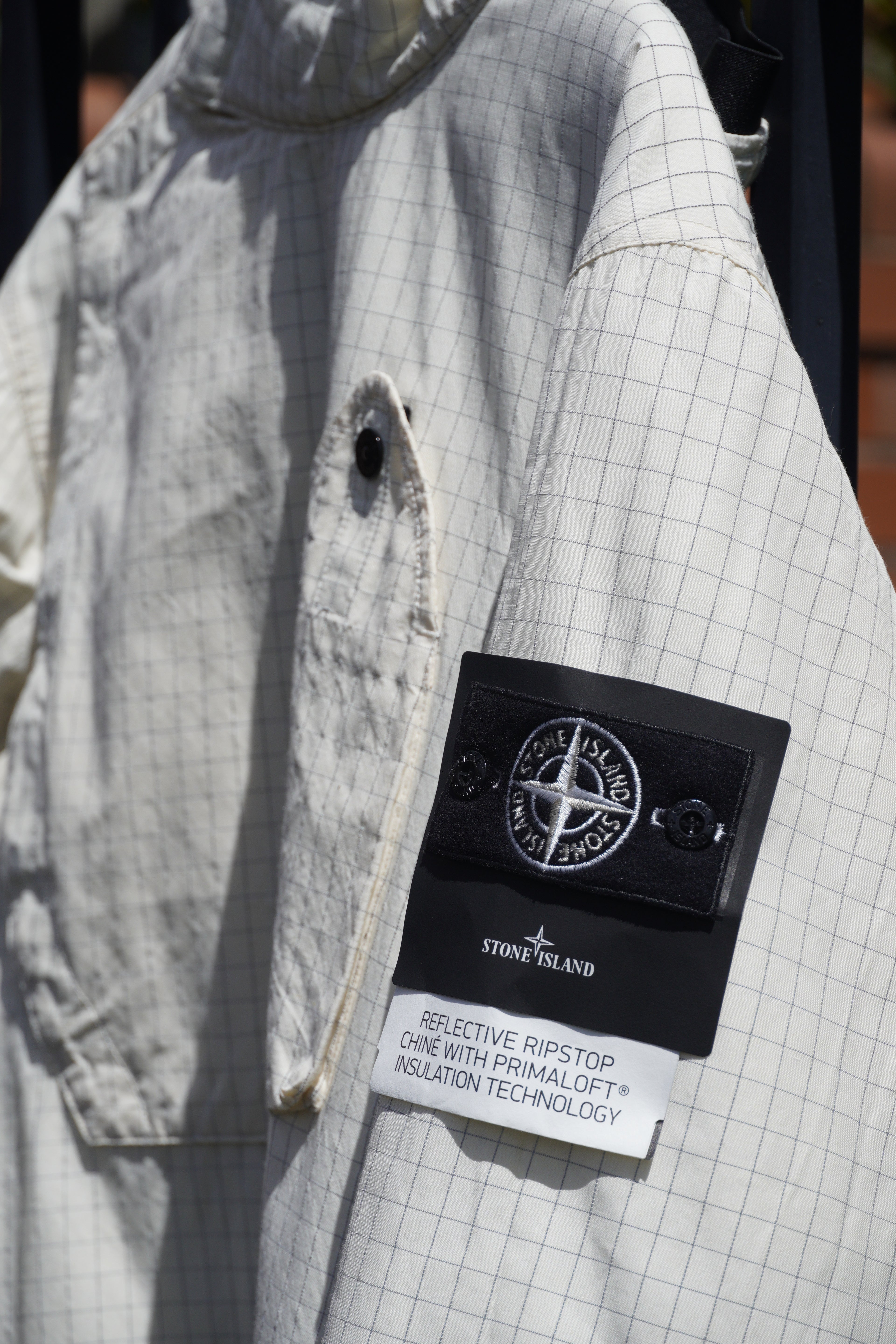 Stone Island Reflective Ripstop Chine with Primaloft Insulation - Large