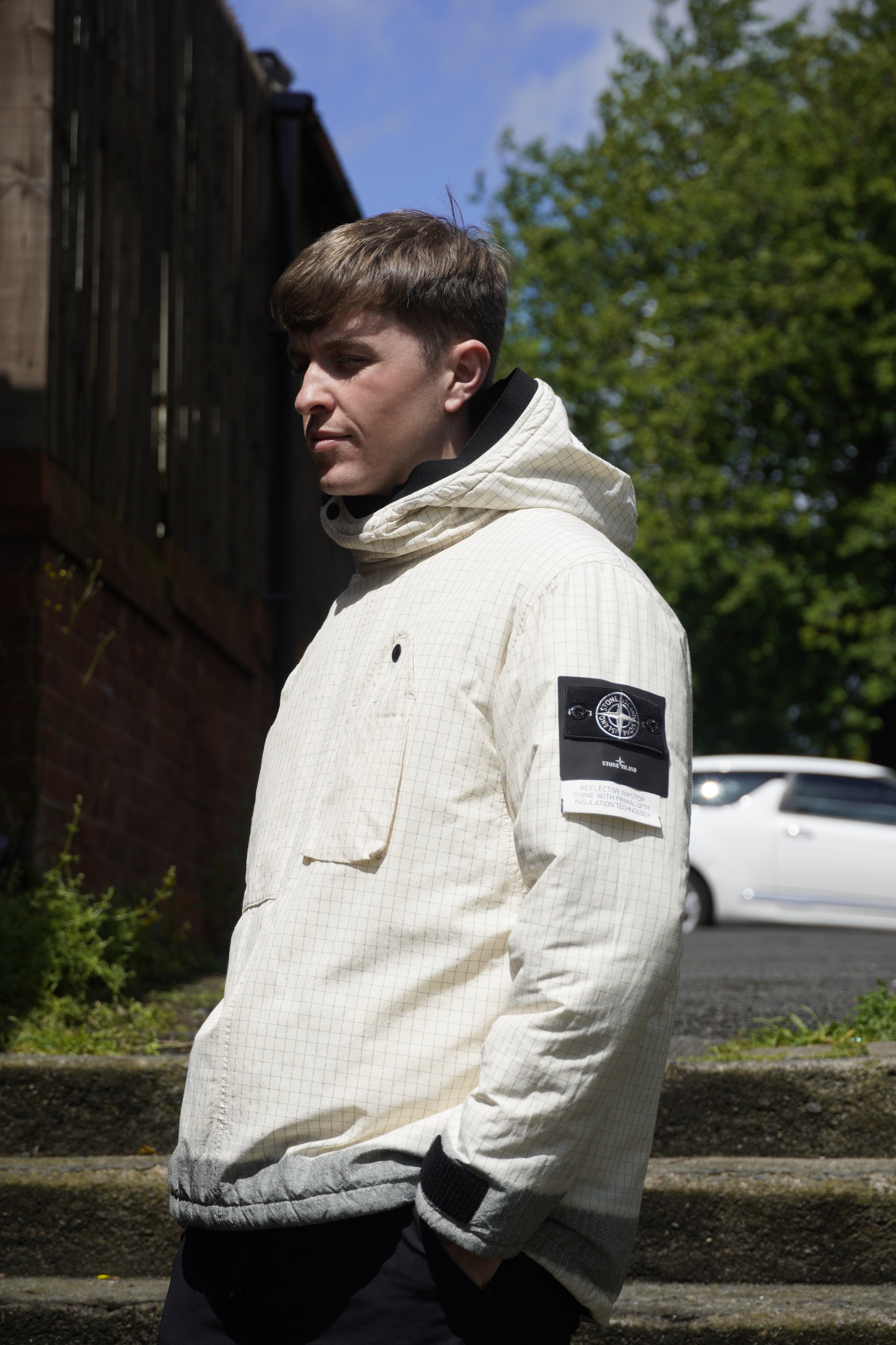 Stone Island Reflective Ripstop Chine with Primaloft Insulation - Large