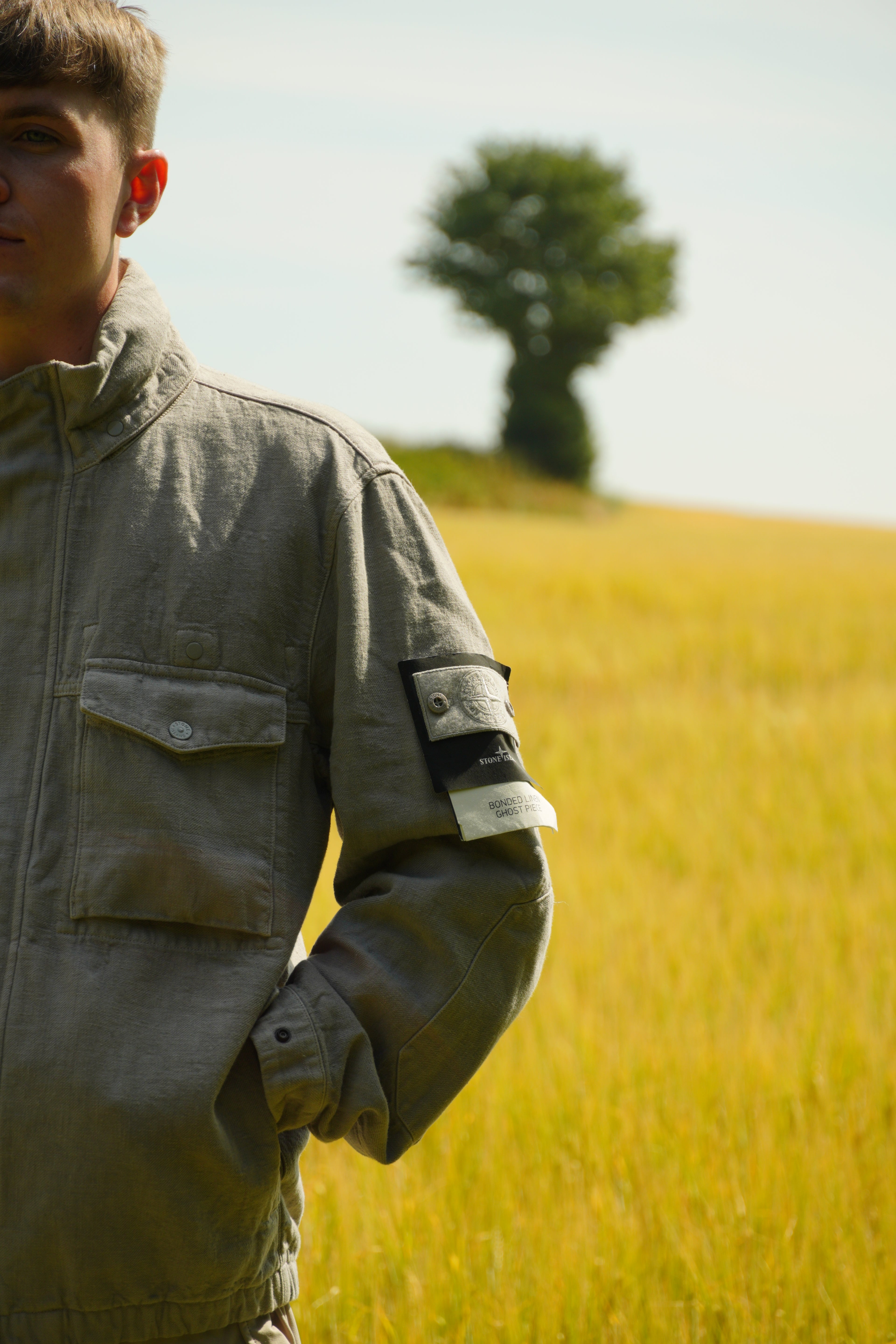 Stone Island Bonded Linen Ghost Piece