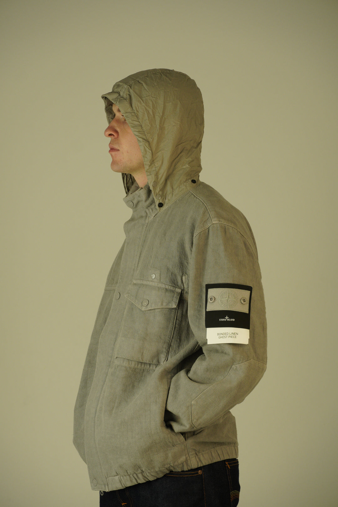 Stone Island Bonded Linen Ghost Piece