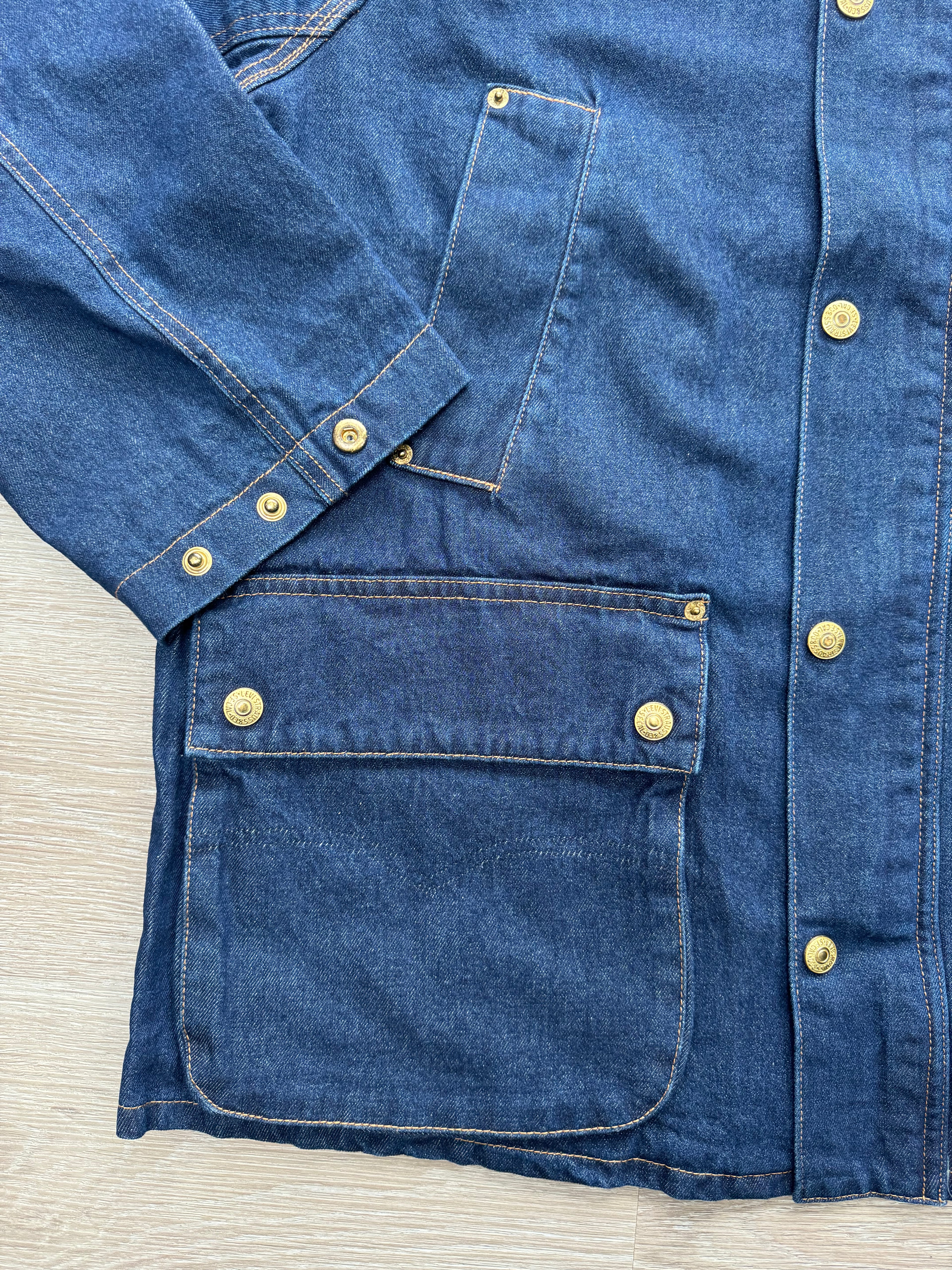 Barbour X Levi’s Oversized Bedale Denim Jacket - S/M