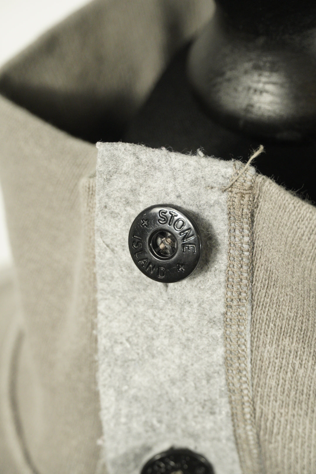Stone Island 1990s Vintage Buttoned Sweatshirt