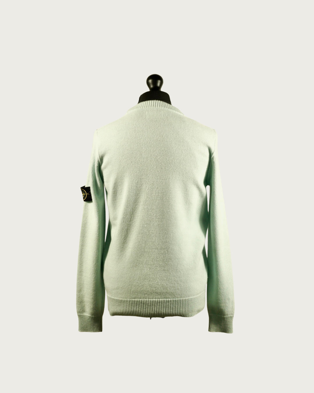 Stone Island Turquoise Knitted Sweatshirt