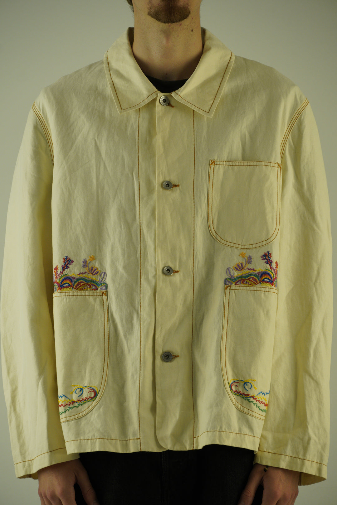 You Must Create Embroidered Work Jacket