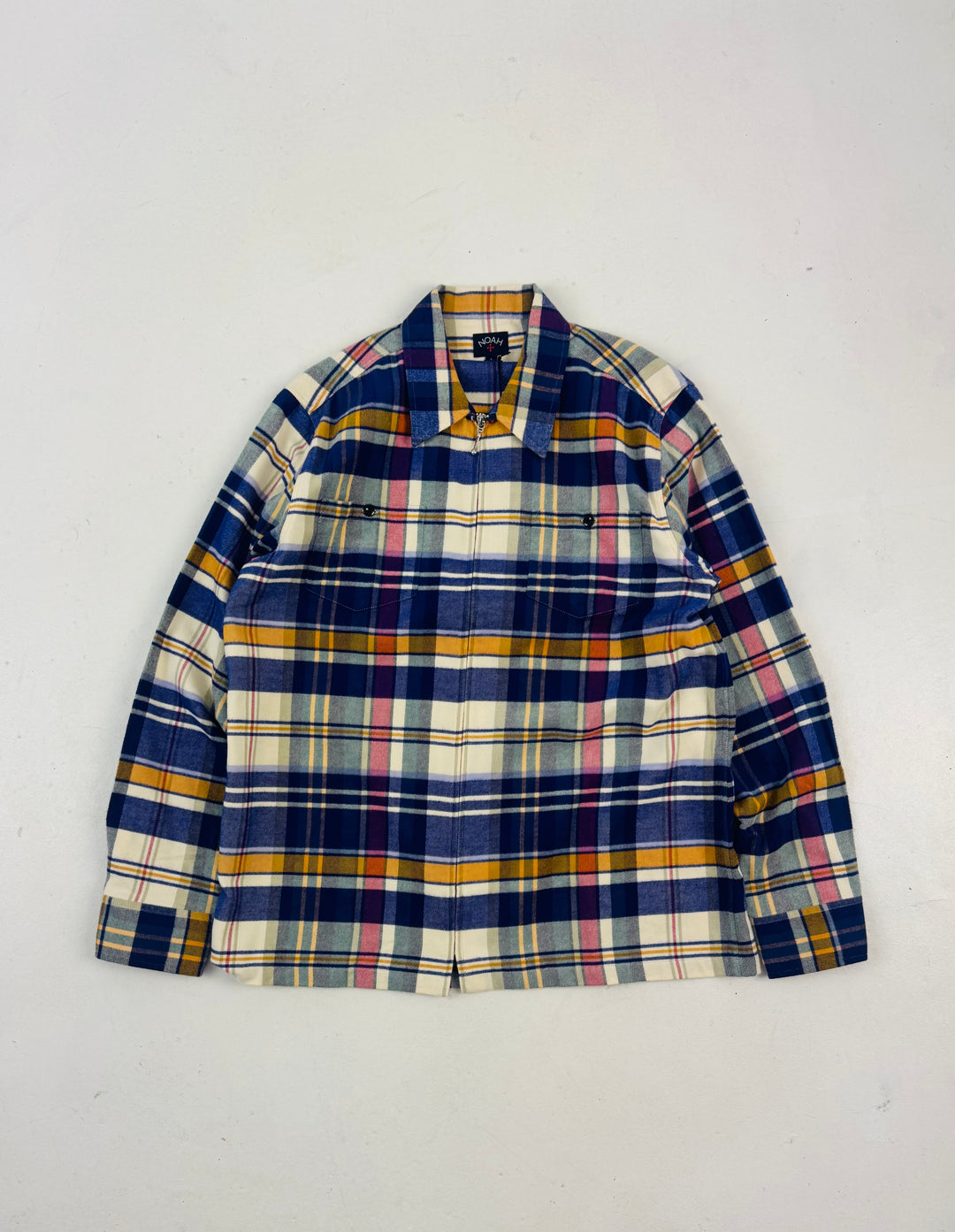 Noah Lightweight Zip Flannel Shirt