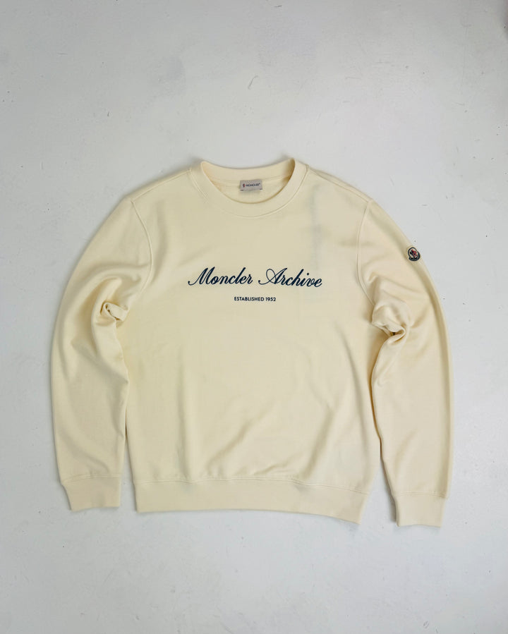 Moncler Archive Cream Sweatshirt