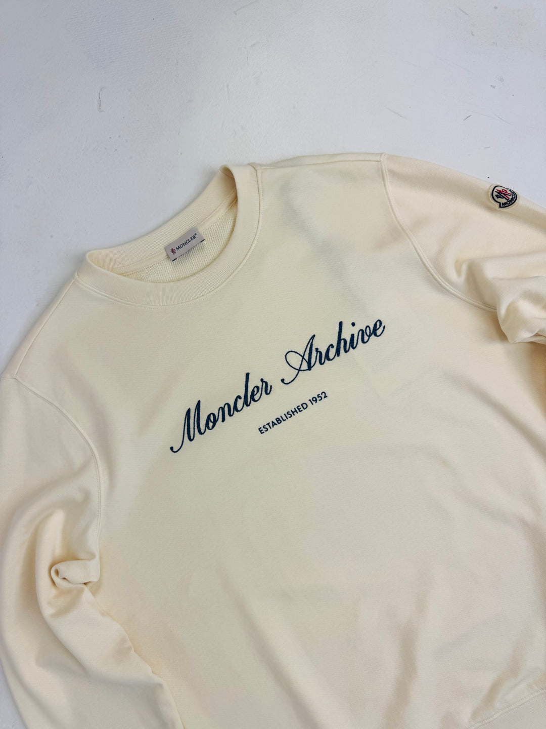 Moncler Archive Cream Sweatshirt