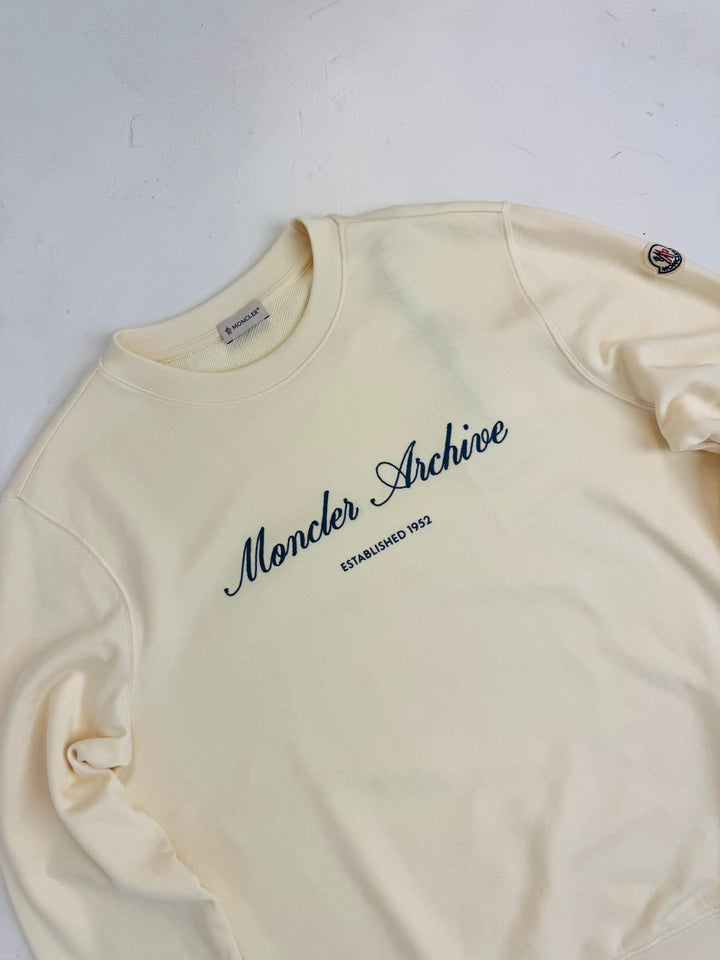Moncler Archive Cream Sweatshirt