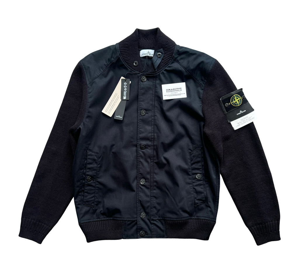 Stone Island Bio Raso with Bio-Alloy Light Cover-TC Knitted Bomber - Large