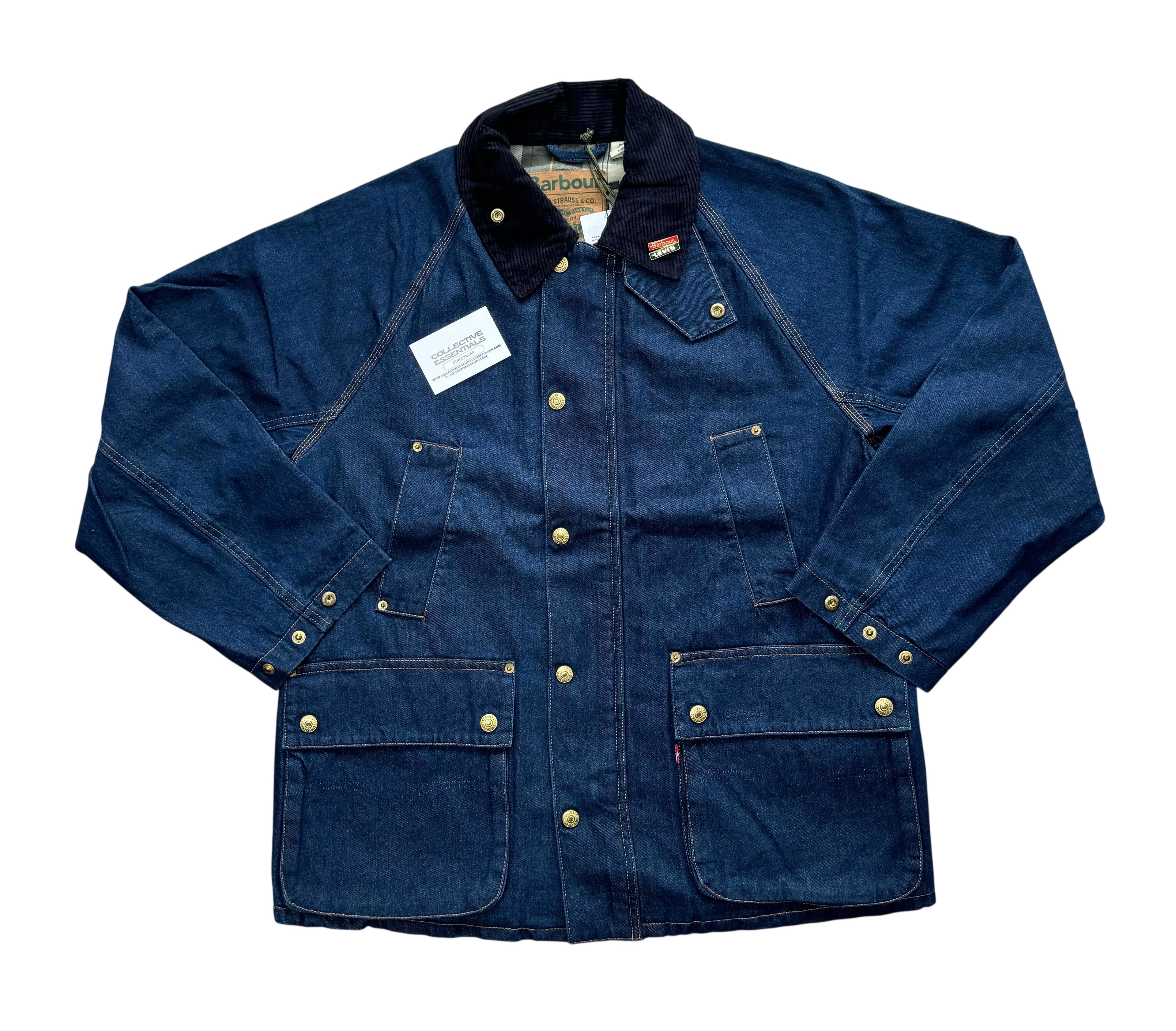 Barbour X Levi’s Oversized Bedale Denim Jacket - S/M