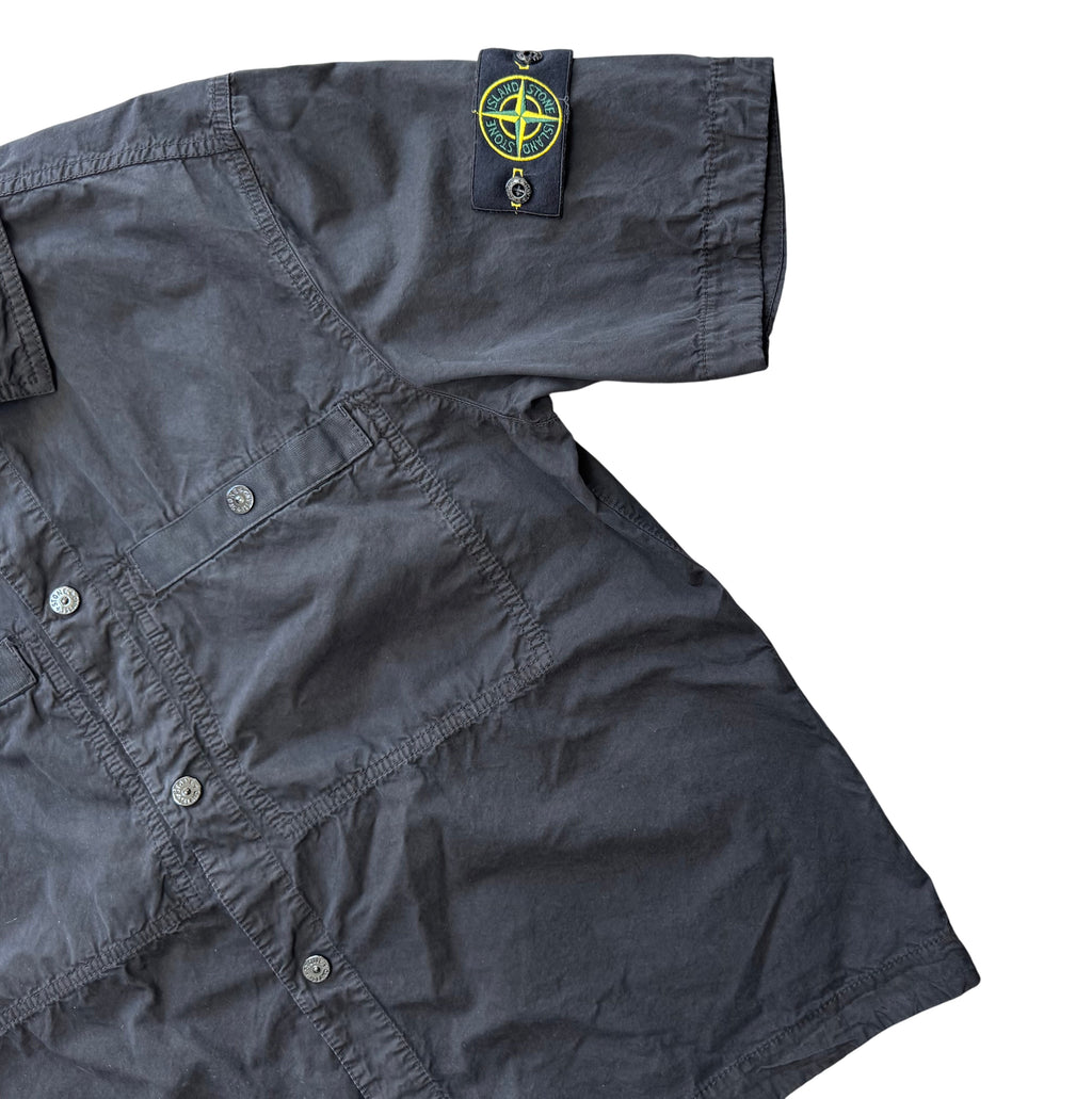 Stone Island Short Sleeve Shirt - Black