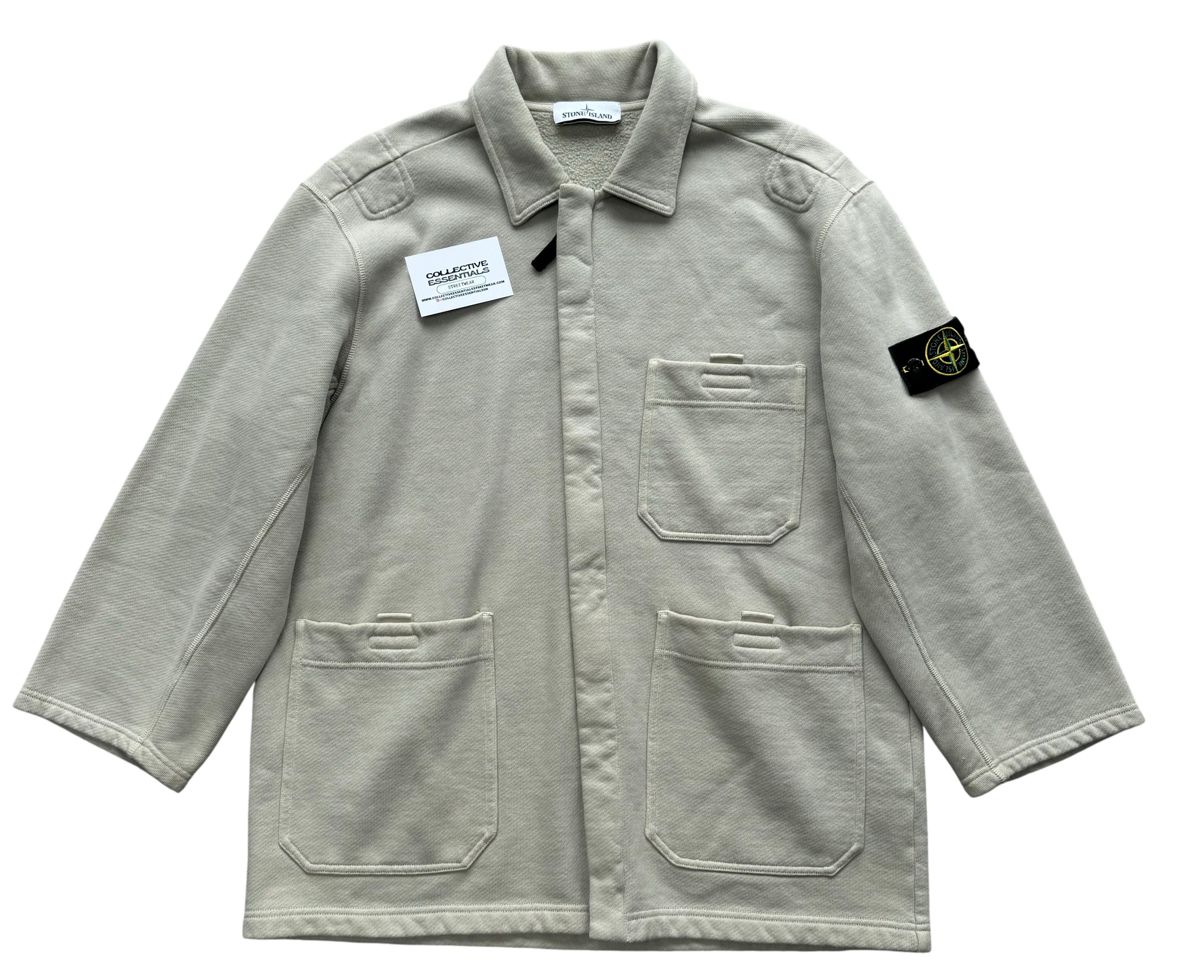 Stone Island Sage Thick Cotton Overshirt - XL