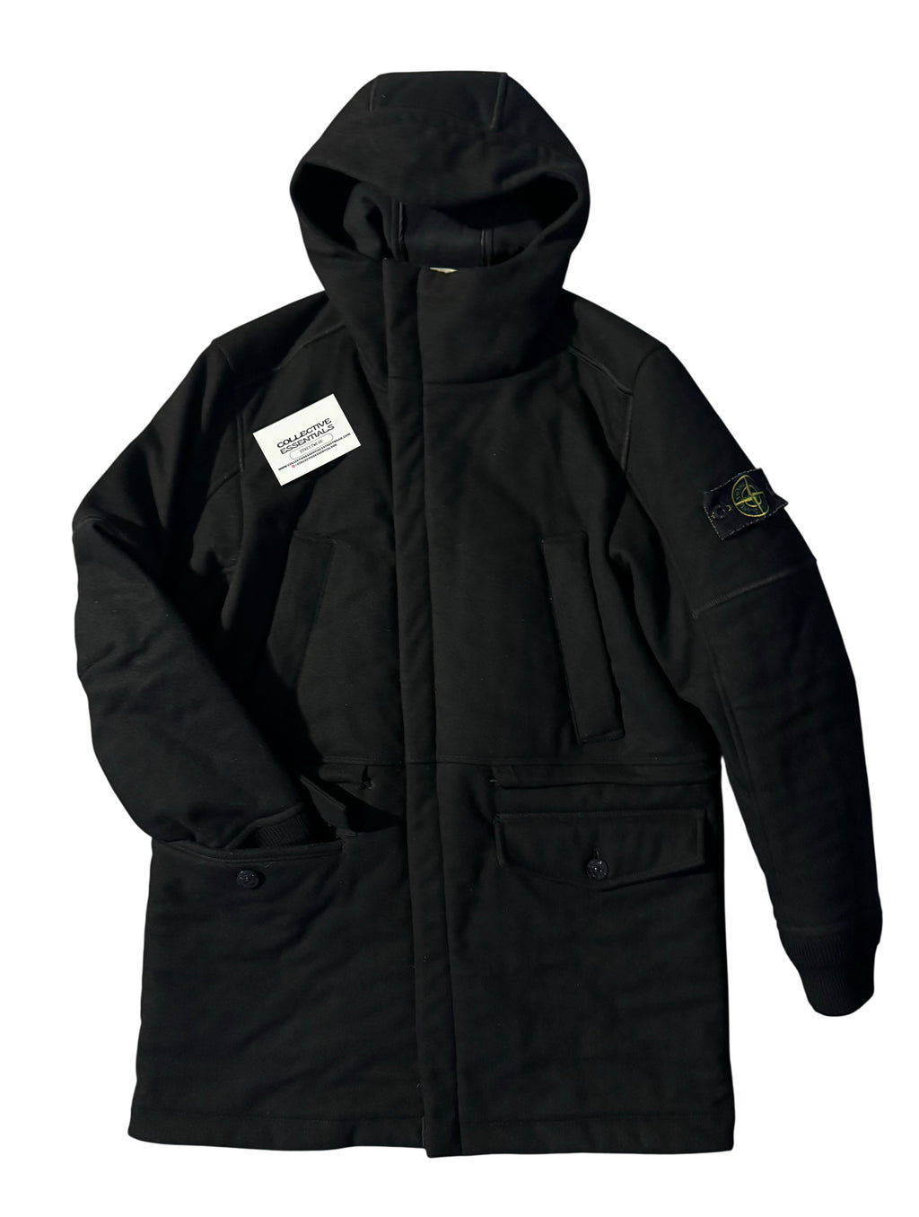 Stone Island Panno-R 4L Stretch Wool Jacket - Small (Black)