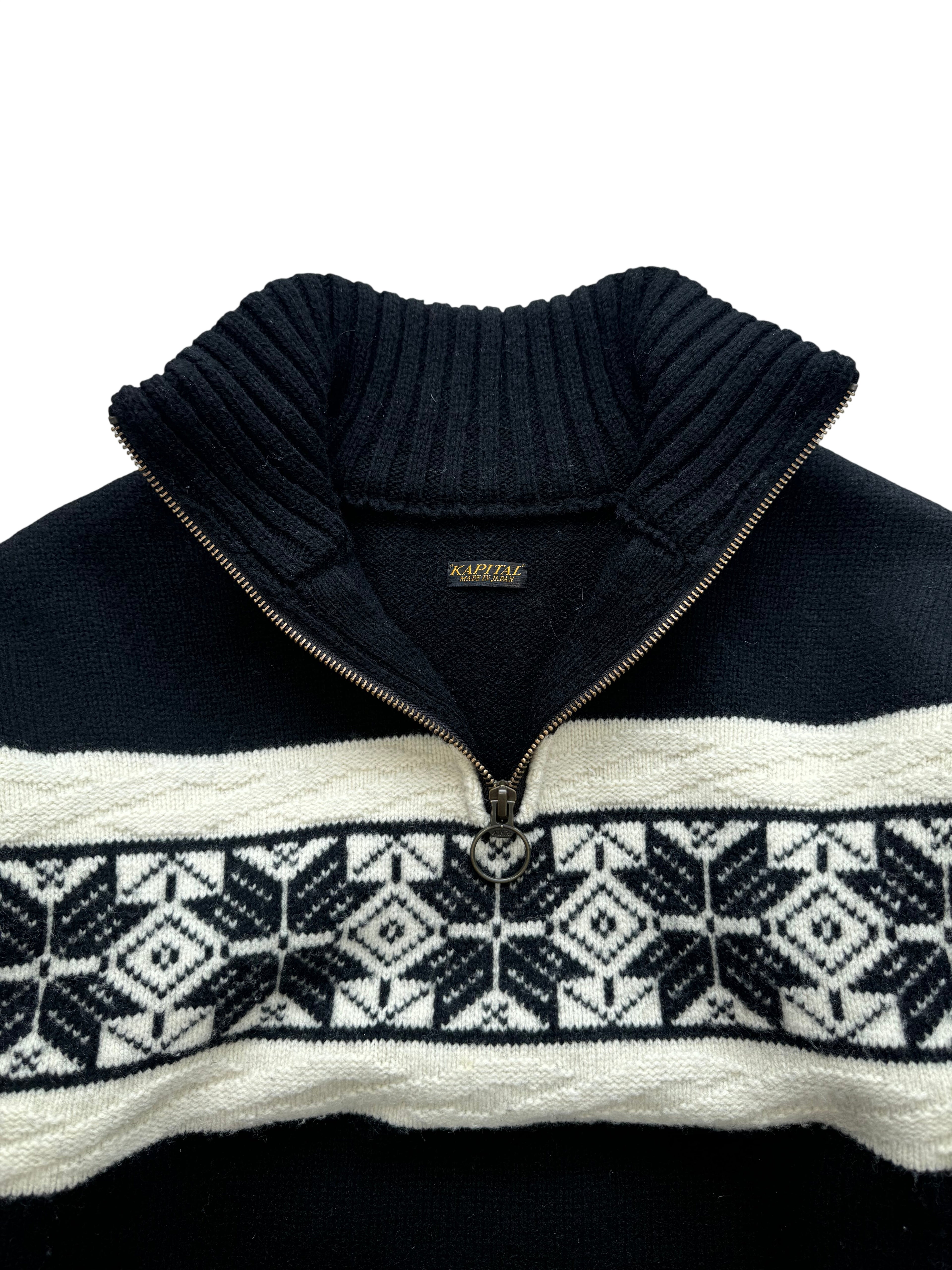 Kapital 5G Wool Half-Zip - Small