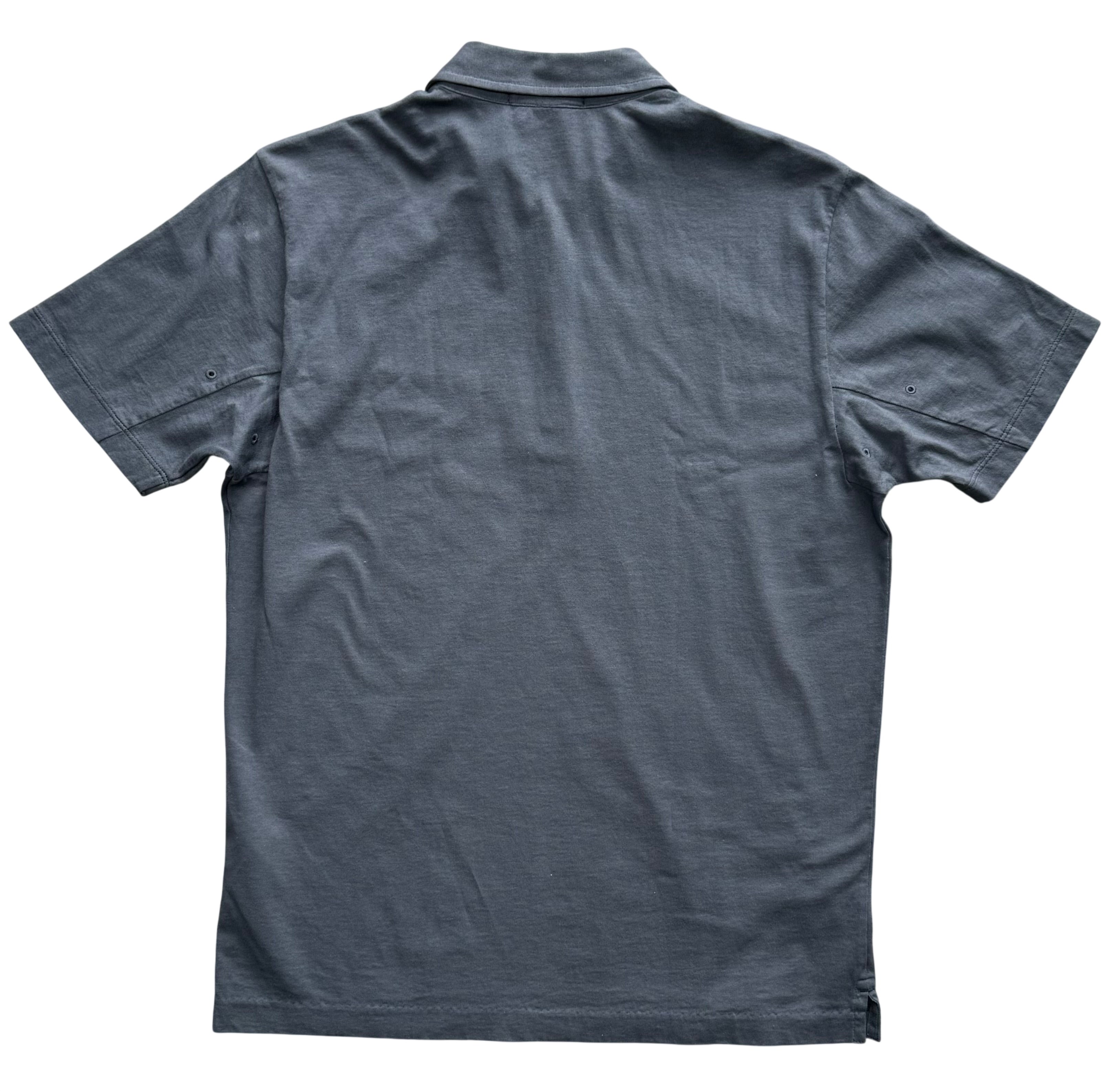 Stone Island “Isola di Pietra” Zip Polo Shirt - Large