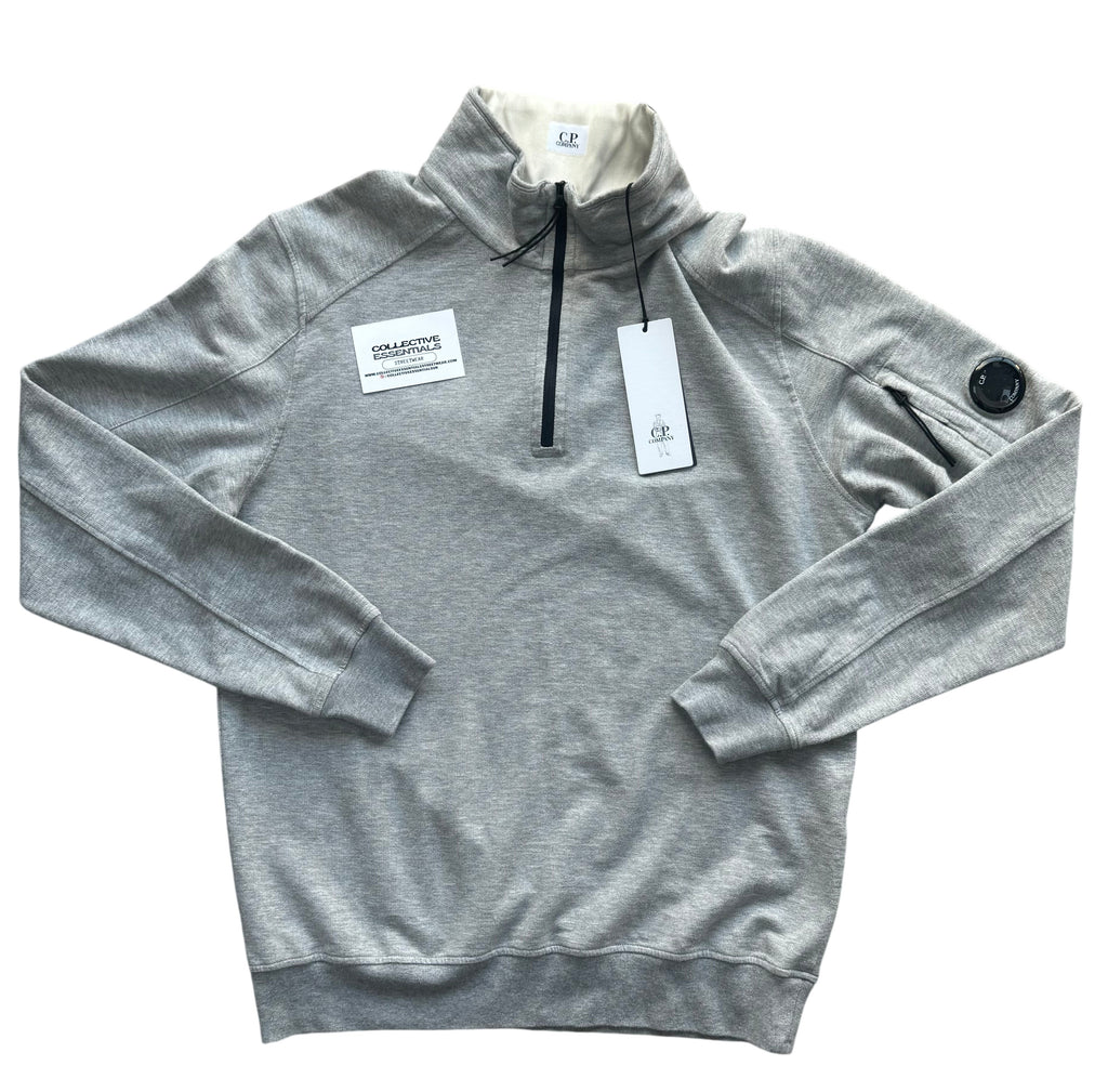 C.P. Company Grey Quarter Zip - Large