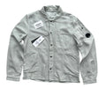 C.P. Company Buttoned Cotton/Linen Blend Overshirt - Medium