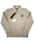 Stone Island Long Sleeve Polo - Small (Black)