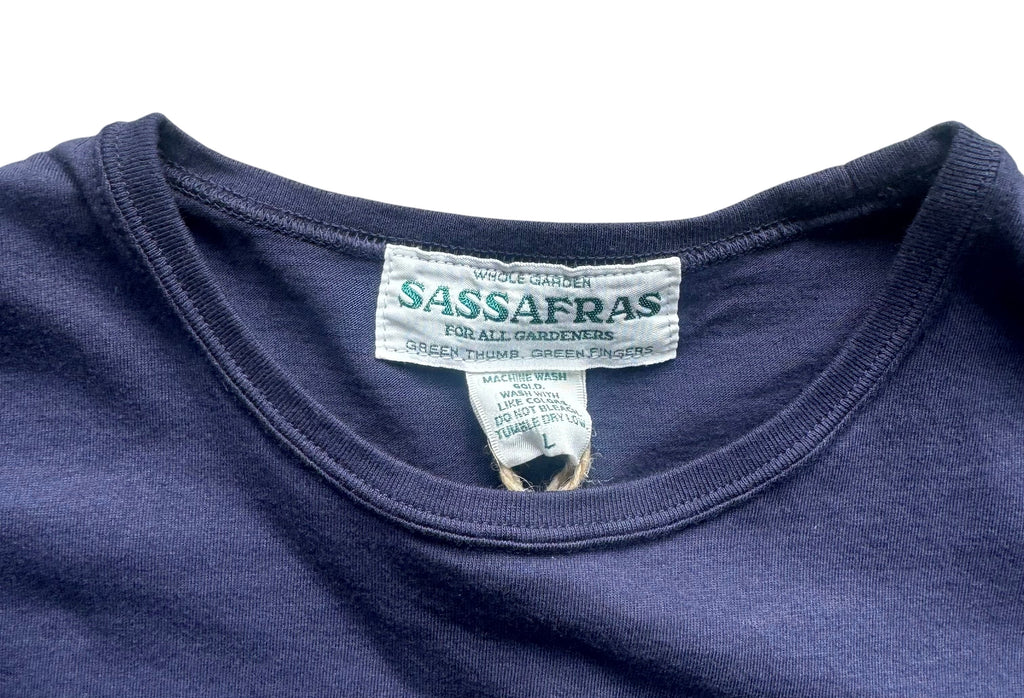 Sassafras ‘SF’ Graphic T-Shirt - Navy