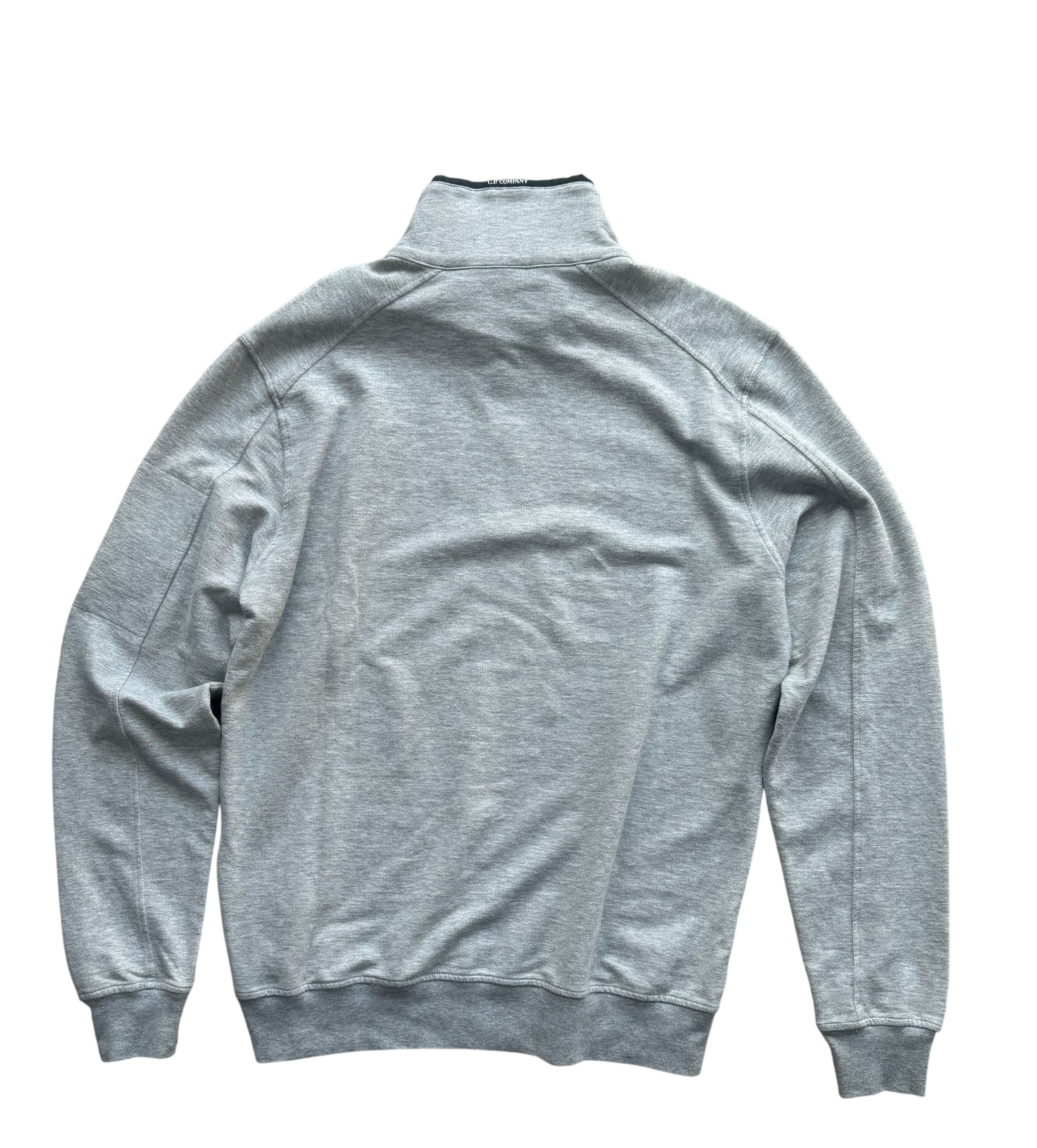 C.P. Company Grey Quarter Zip - Large