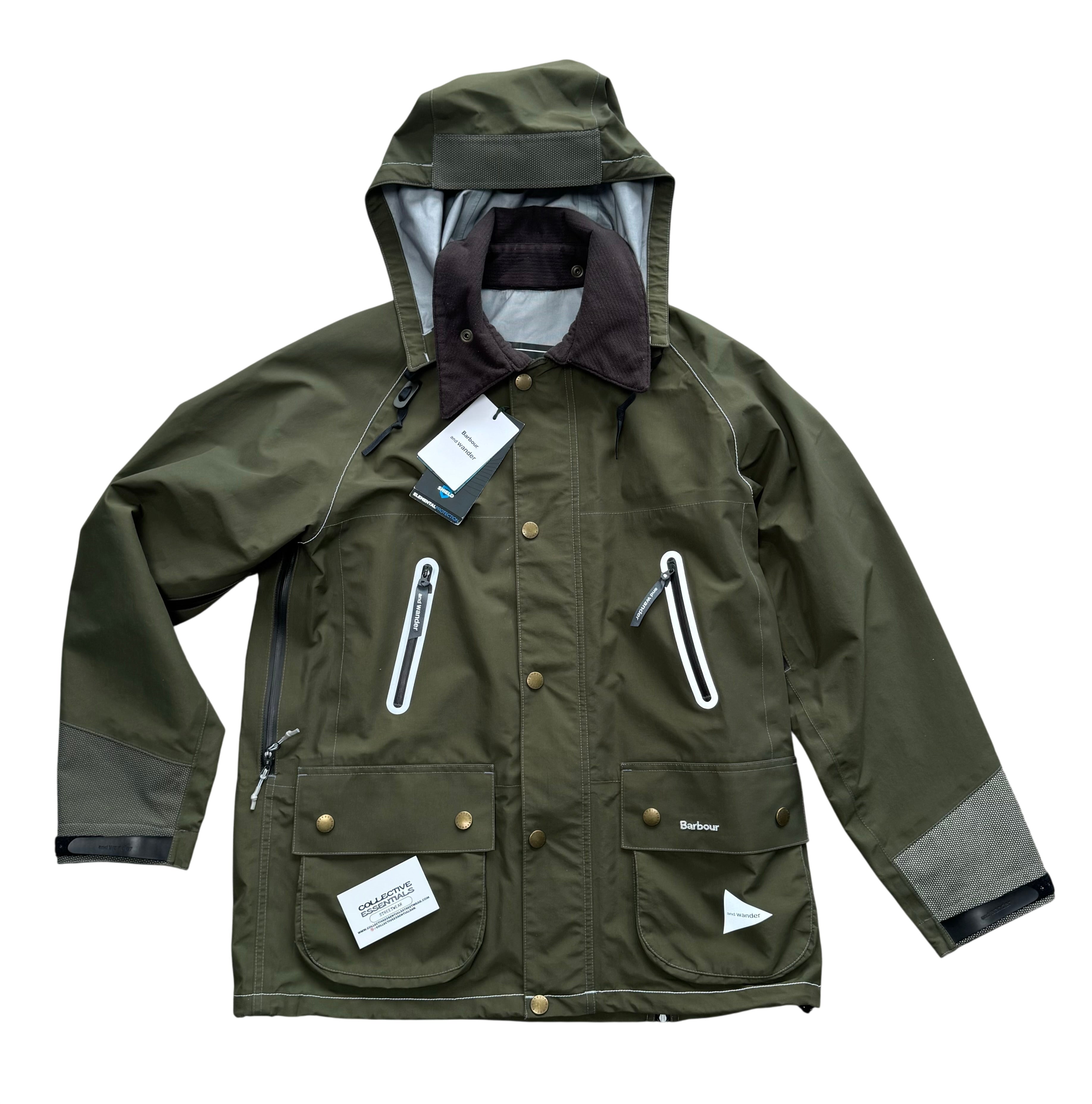 Barbour X And Wander 3L Hooded Jacket - Small
