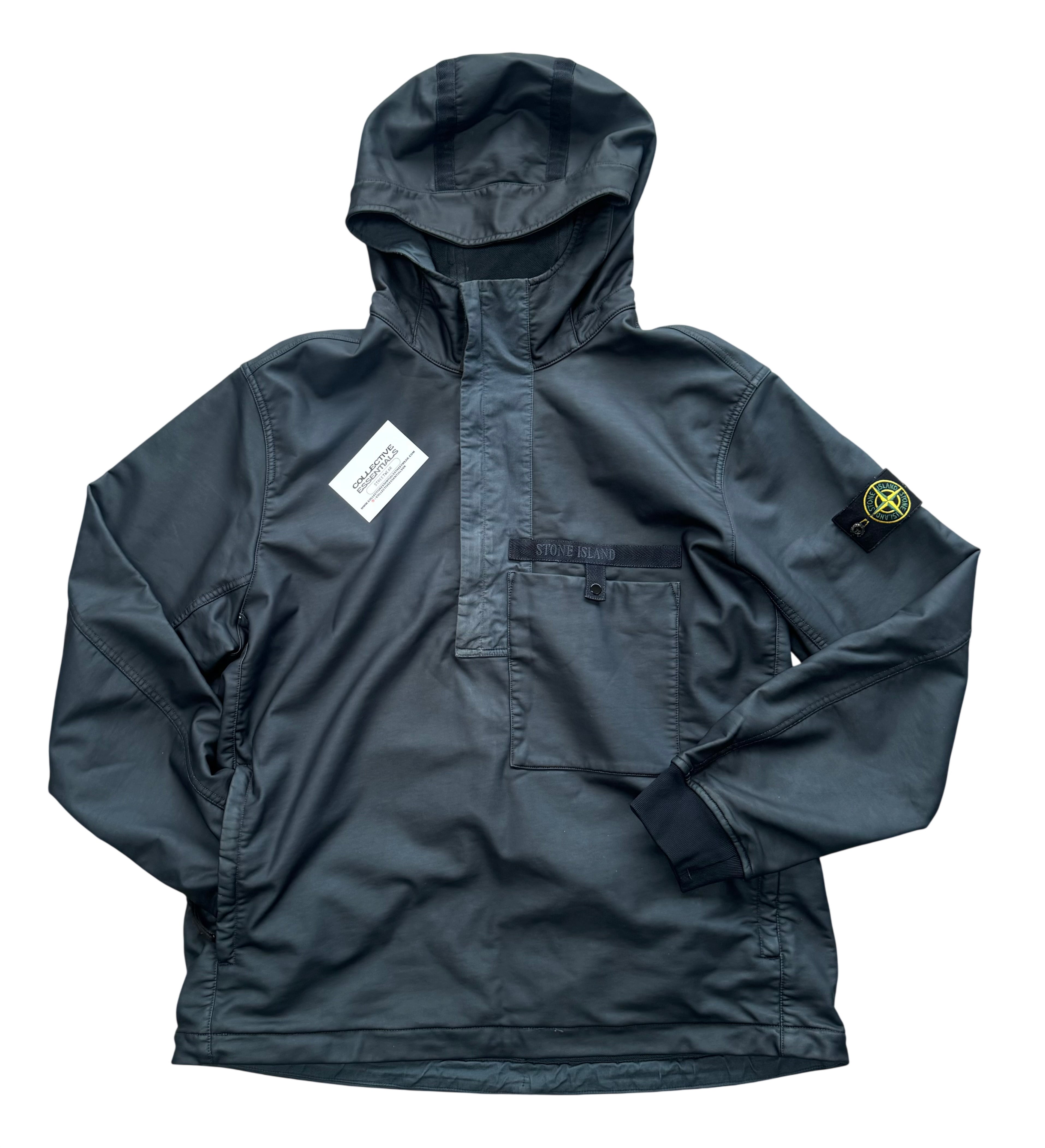 Stone Island Navy Felpa Diagonale Gommata - XL
