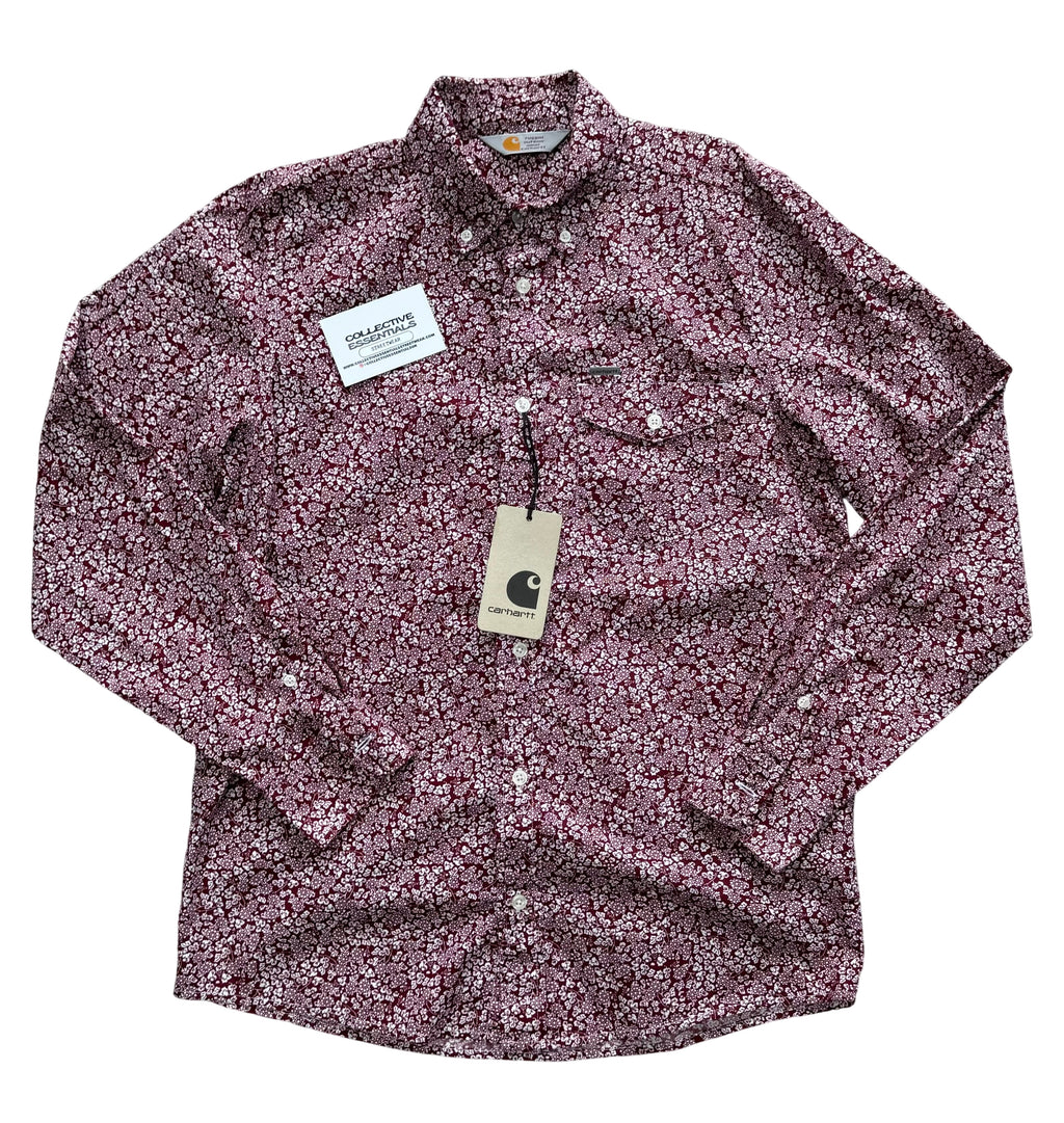 Carhartt WIP Langley Floral Print Shirt - Medium