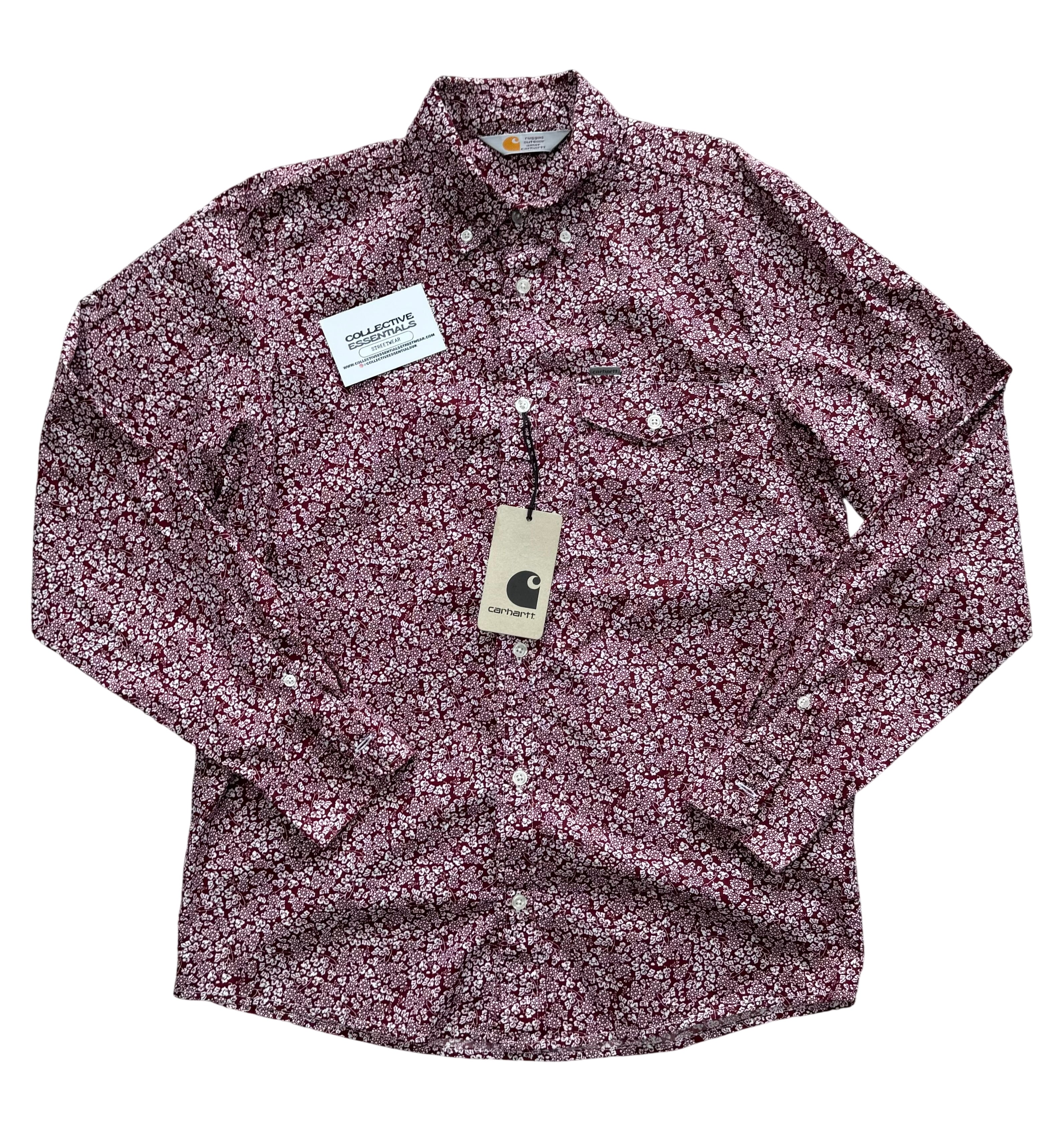 Carhartt WIP Langley Floral Print Shirt - Medium