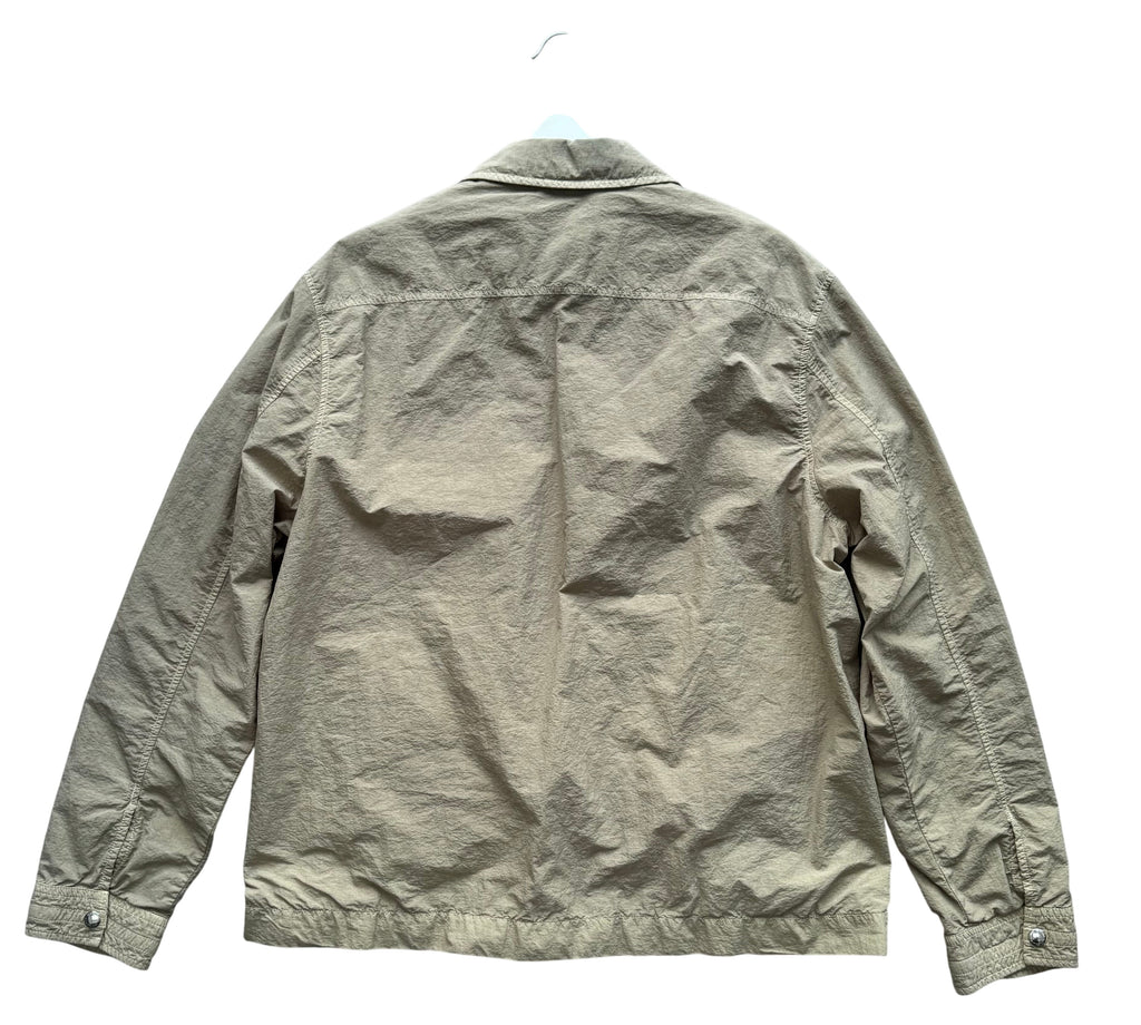 Paul Smith Tan Full Zip Nylon Overshirt Jacket - XL