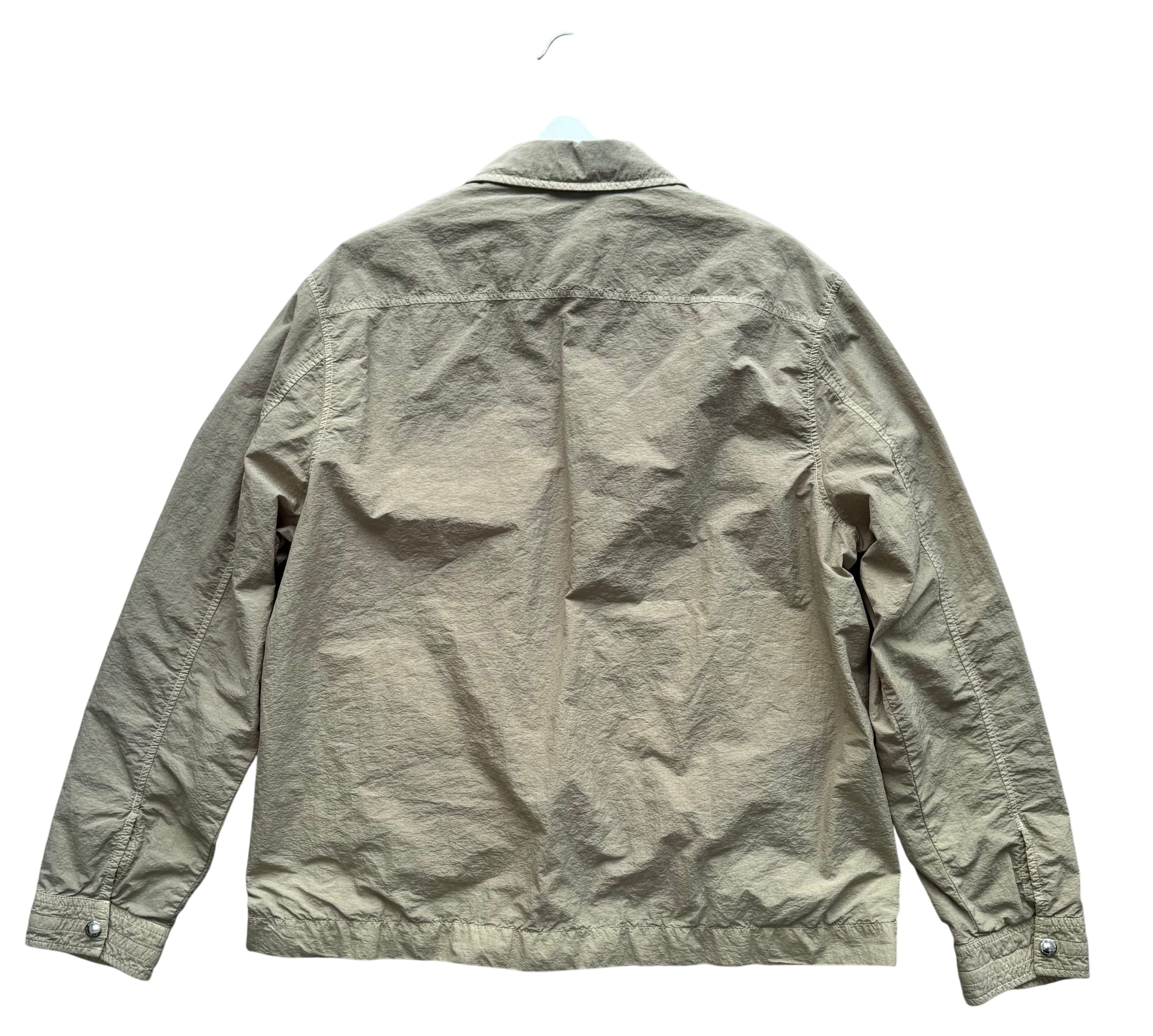 Paul Smith Tan Full Zip Nylon Overshirt Jacket - XL